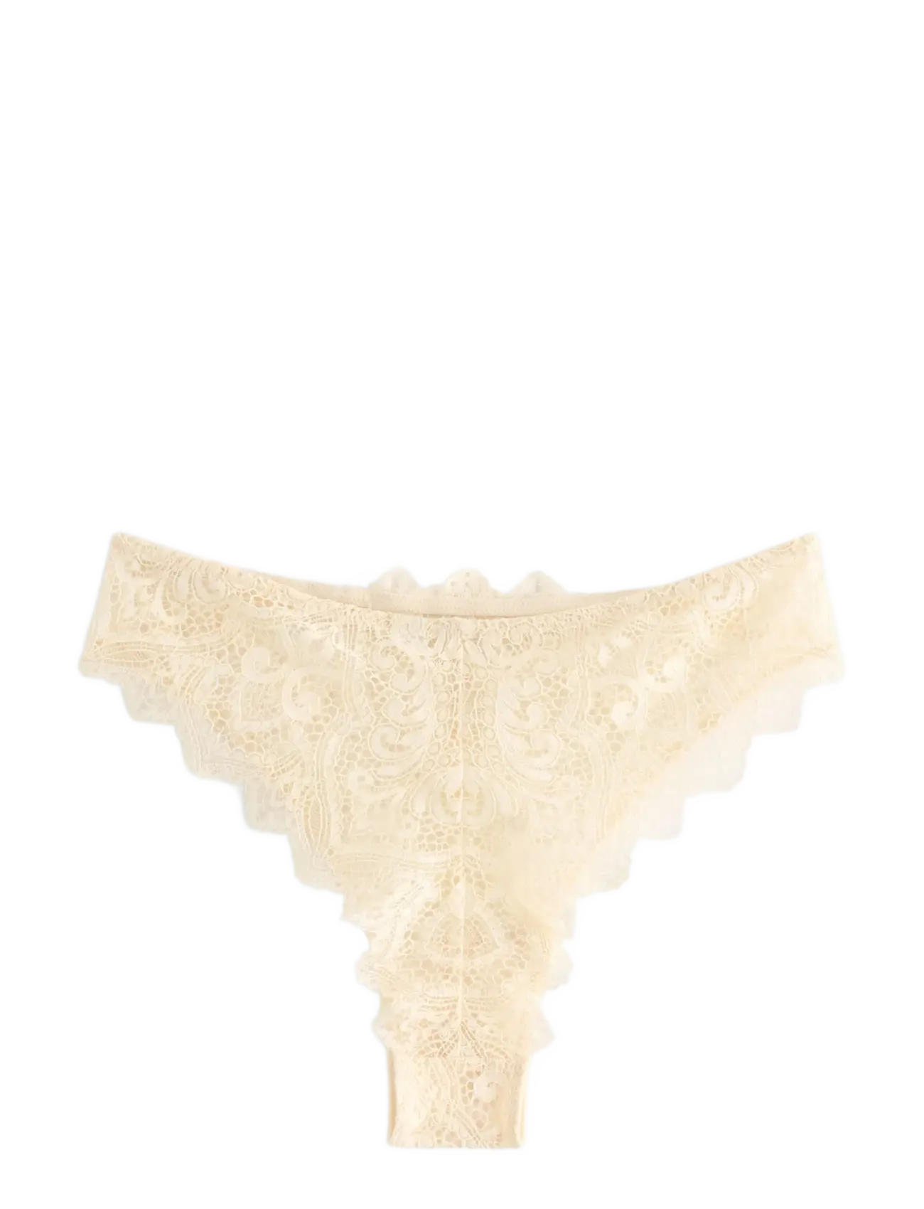 Lindex - ella m – brazilian briefs in lace - brazilian-alushousut - dusty white - 2