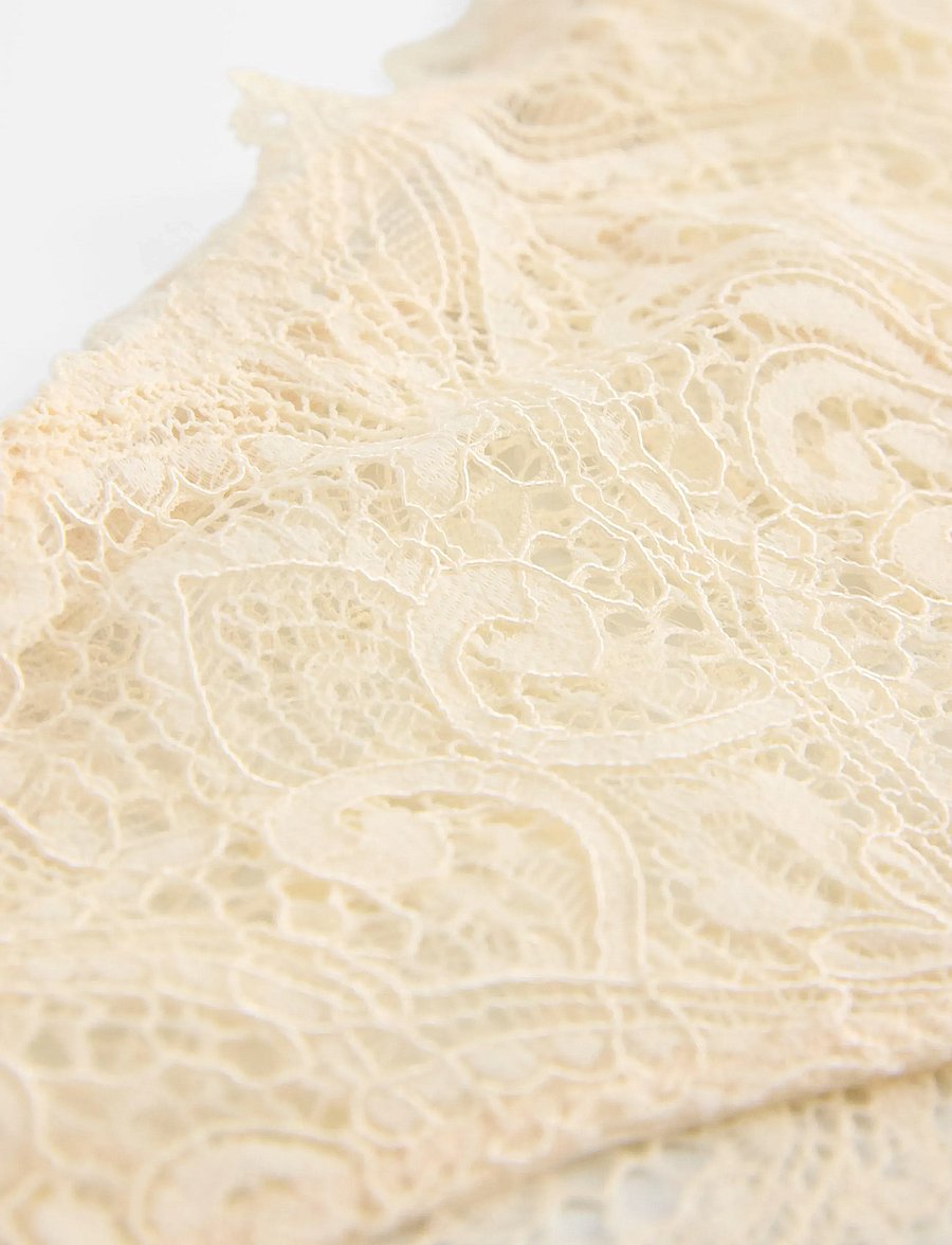 Lindex - ella m – brazilian briefs in lace - brazilian trusser - dusty white - 5