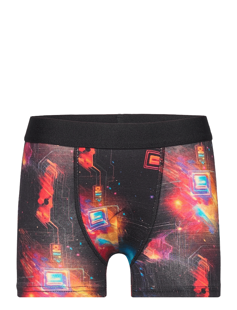 Lindex - Boxer 3p aop AI - unterhosen - black - 4