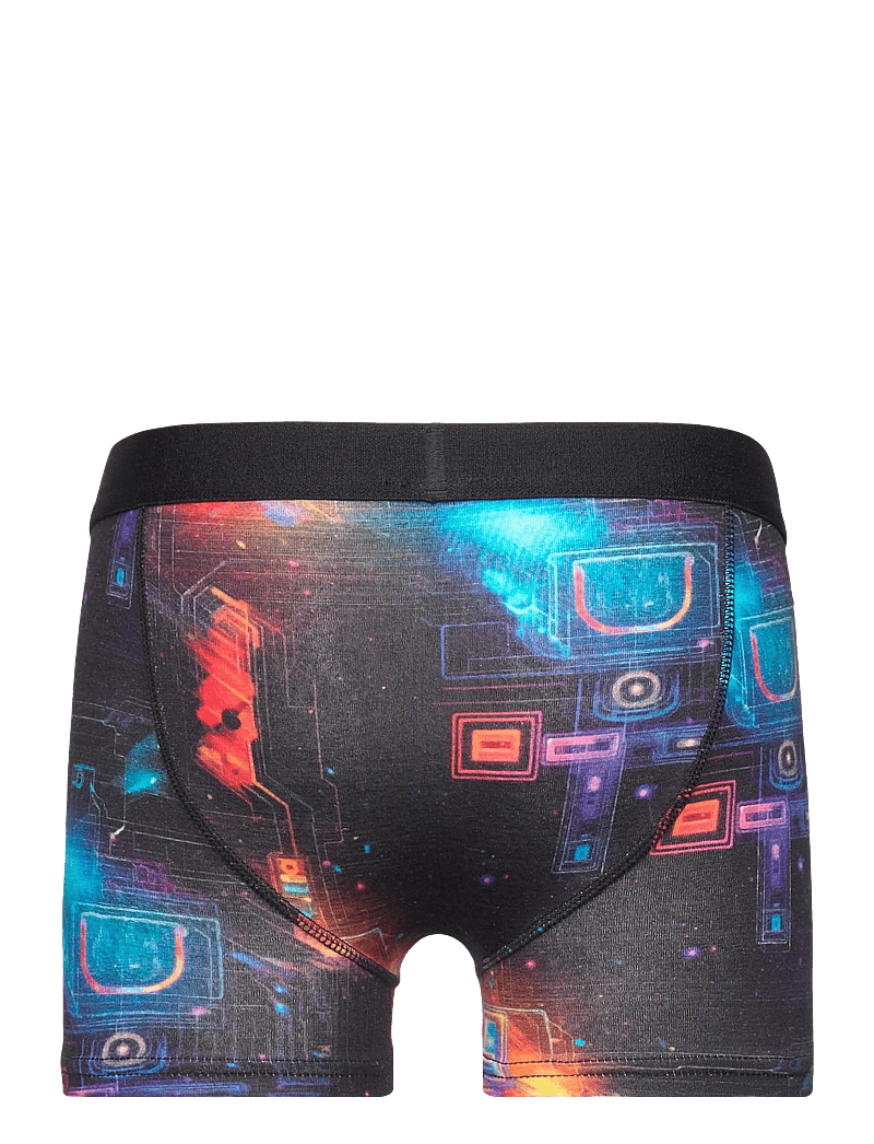 Lindex - Boxer 3p aop AI - unterhosen - black - 5