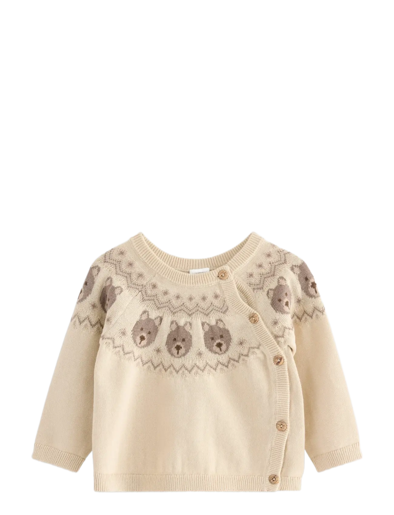 Strikket trøje - LIGHT BEIGE