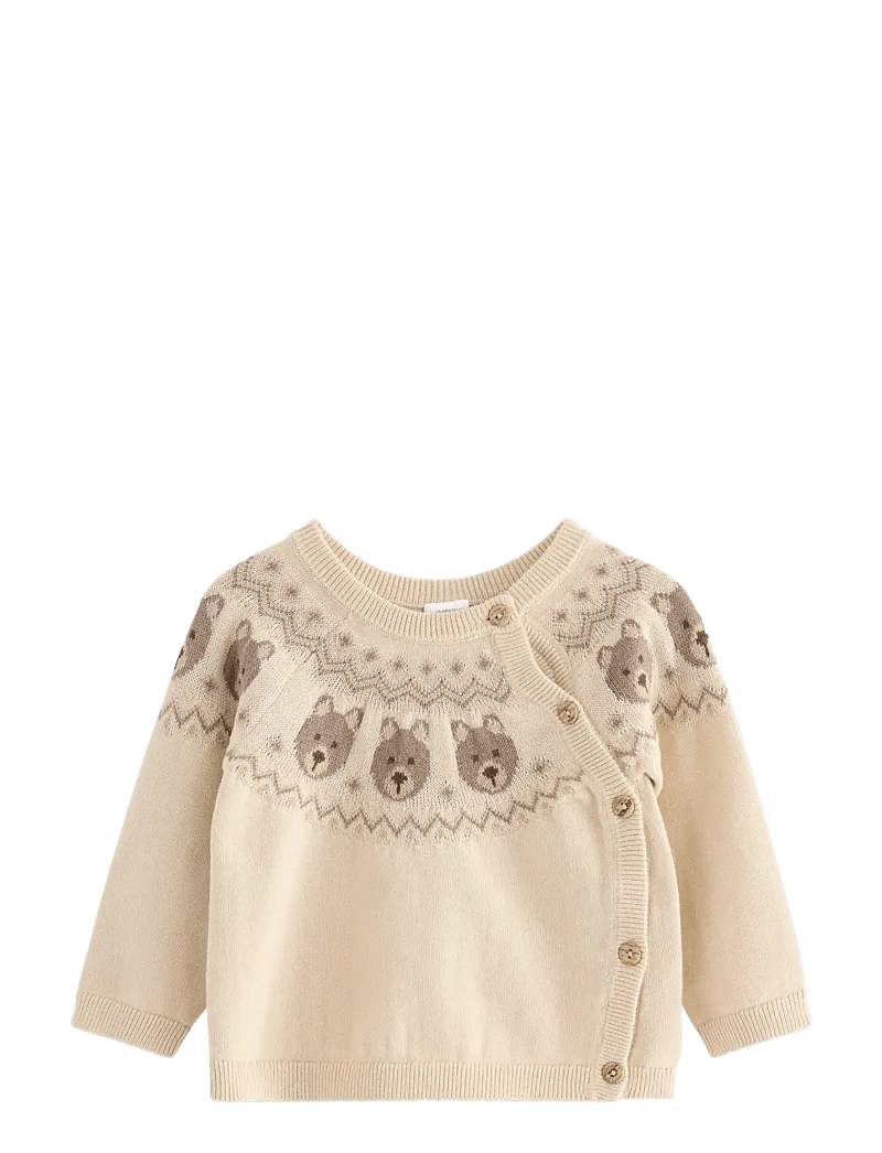 Lindex - Strikket trøje - koftor - light beige - 0