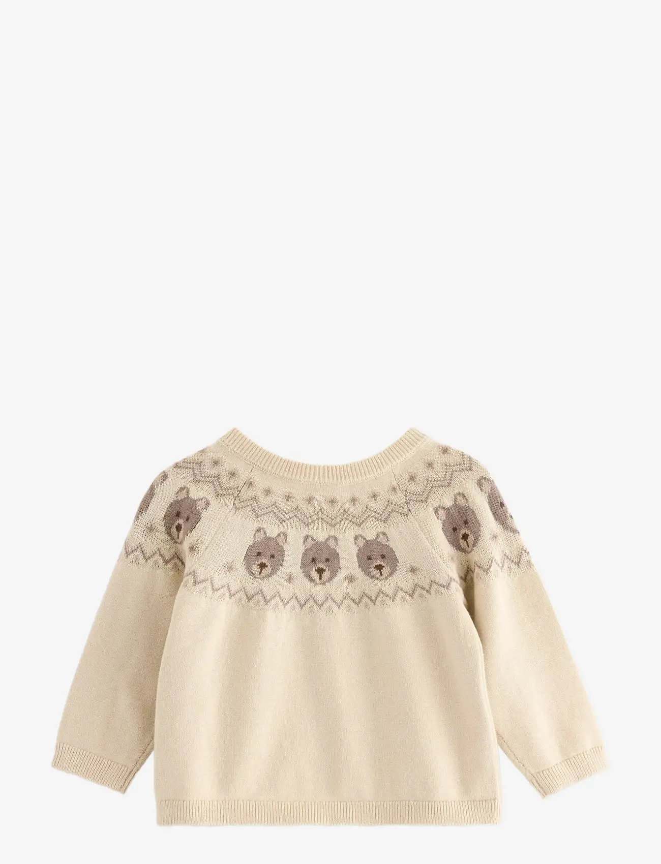 Lindex - Strikket genser - cardigans - light beige - 1