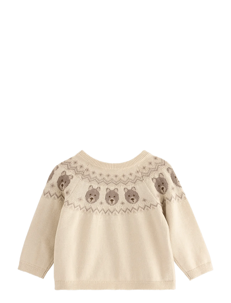 Lindex - Strikket trøje - koftor - light beige - 1
