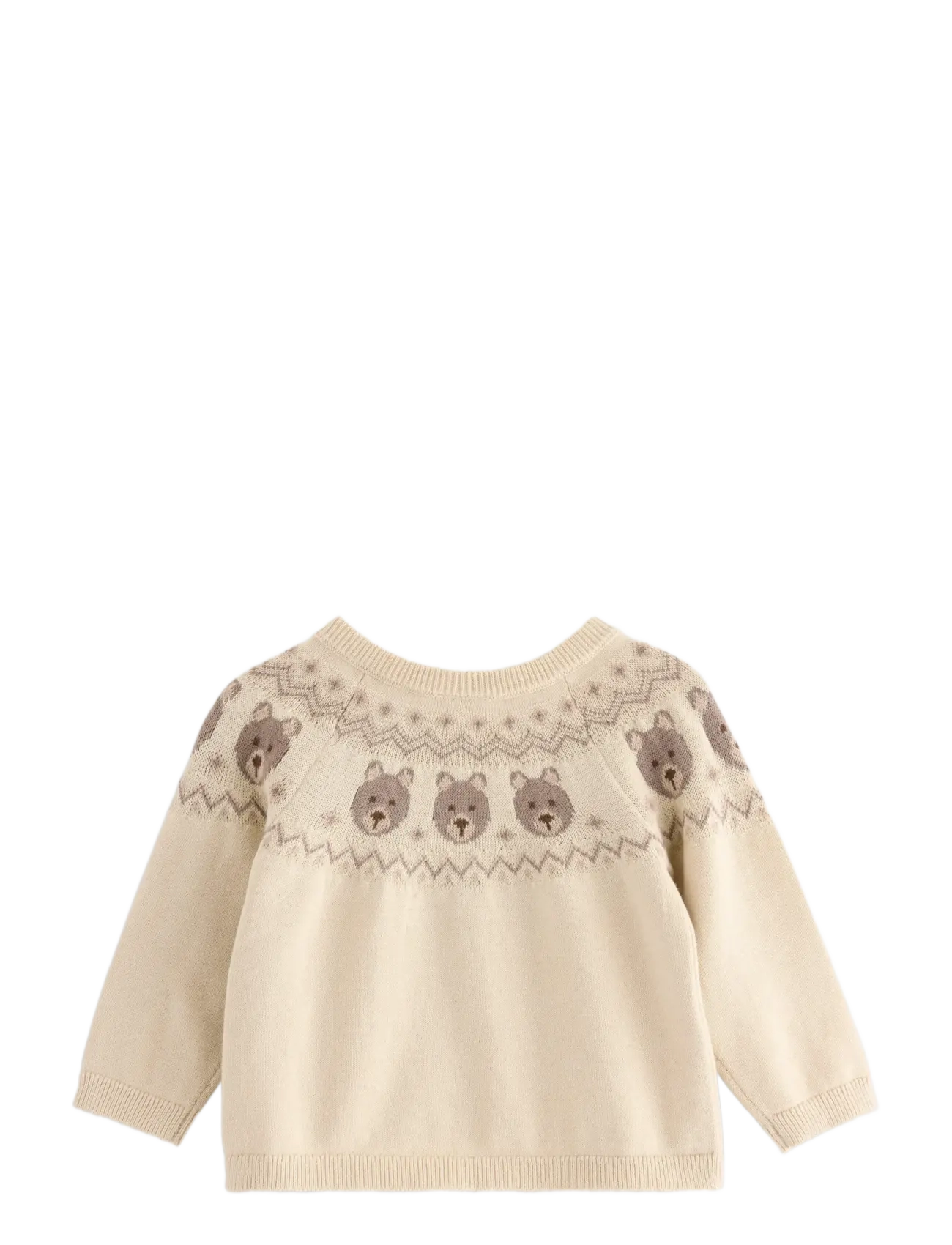 Lindex - Strikket trøje - cardigans - light beige - 1