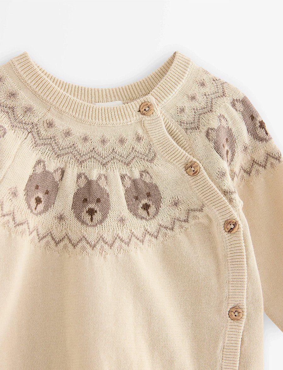 Lindex - Strikket trøje - cardigans - light beige - 2