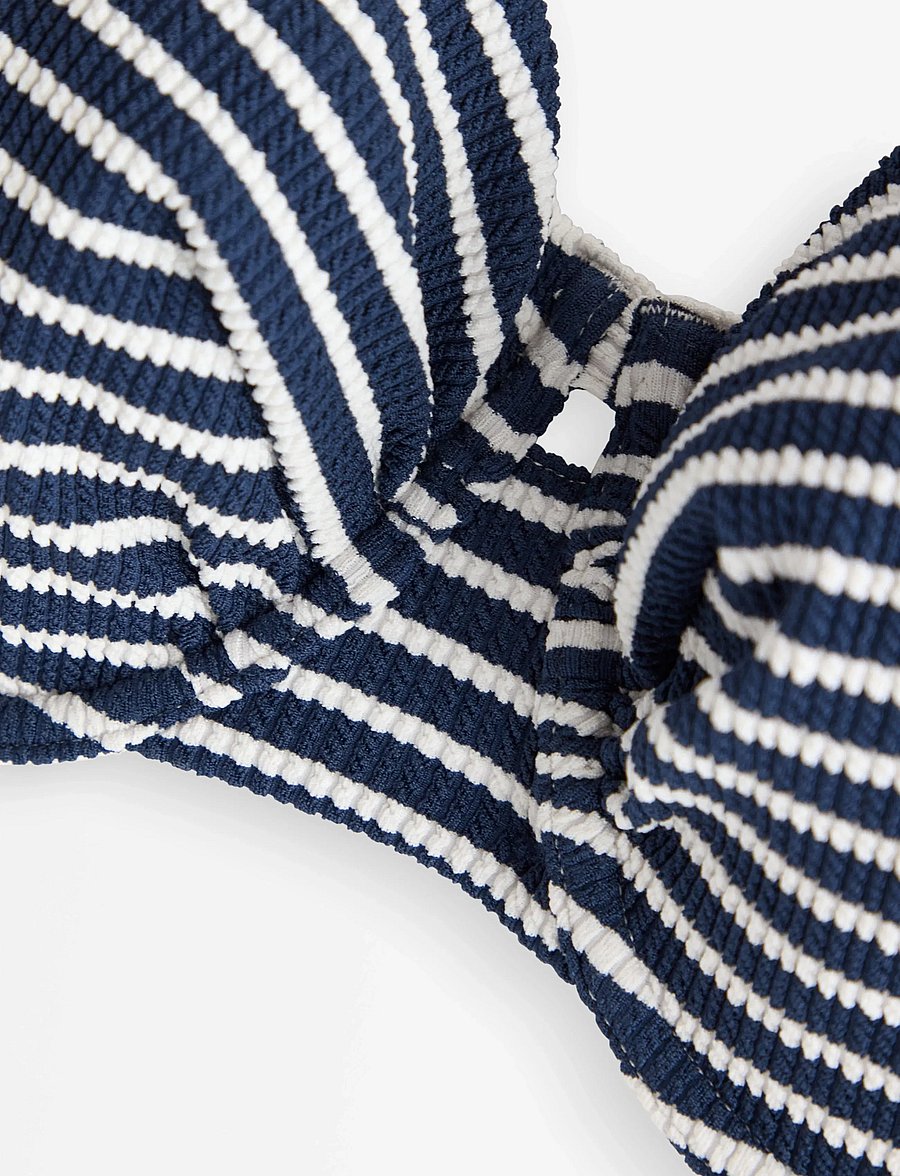 Lindex - Swim bra Skilla Y D crepe - bedrade bikinitops - navy - 5
