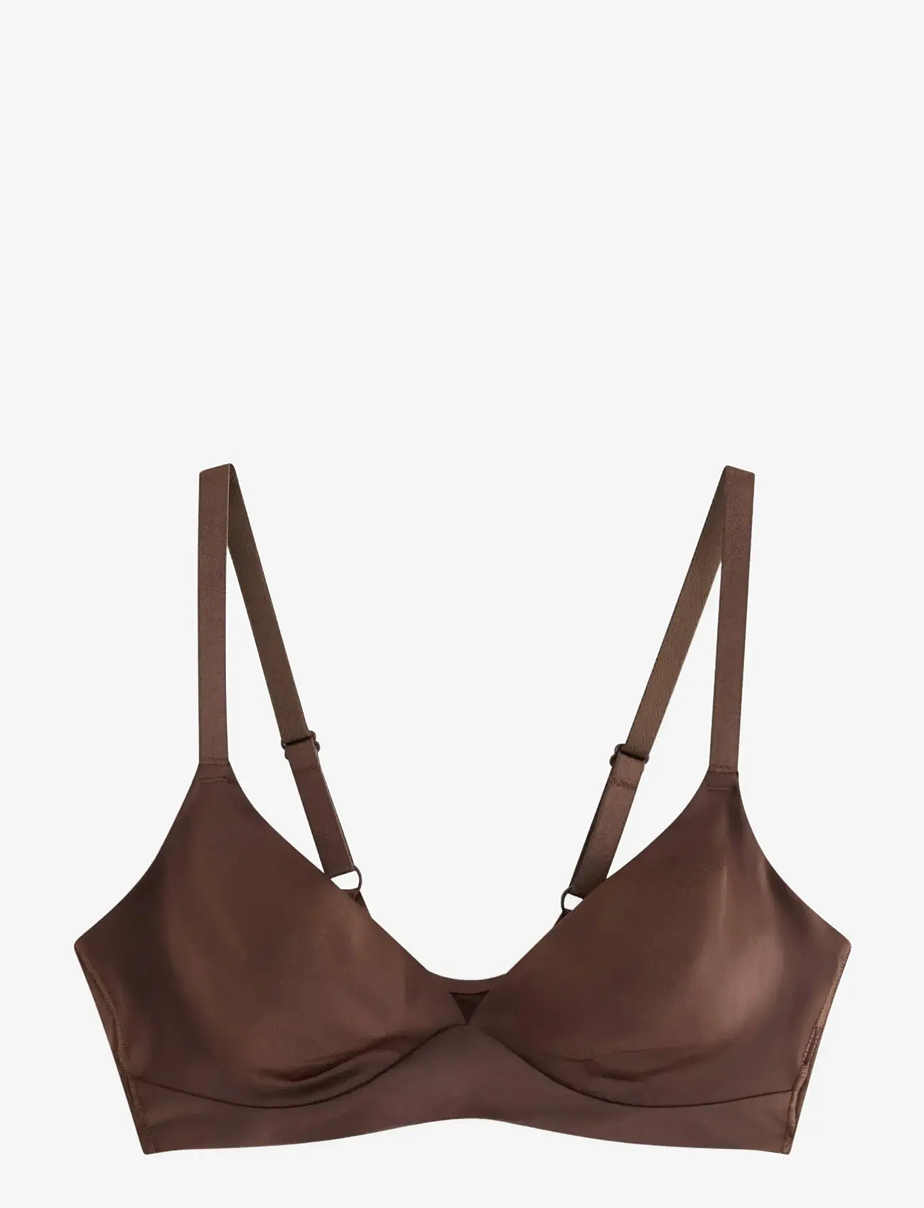 Lindex - Unpadded soft bra - rinnahoidja - dark brown - 1