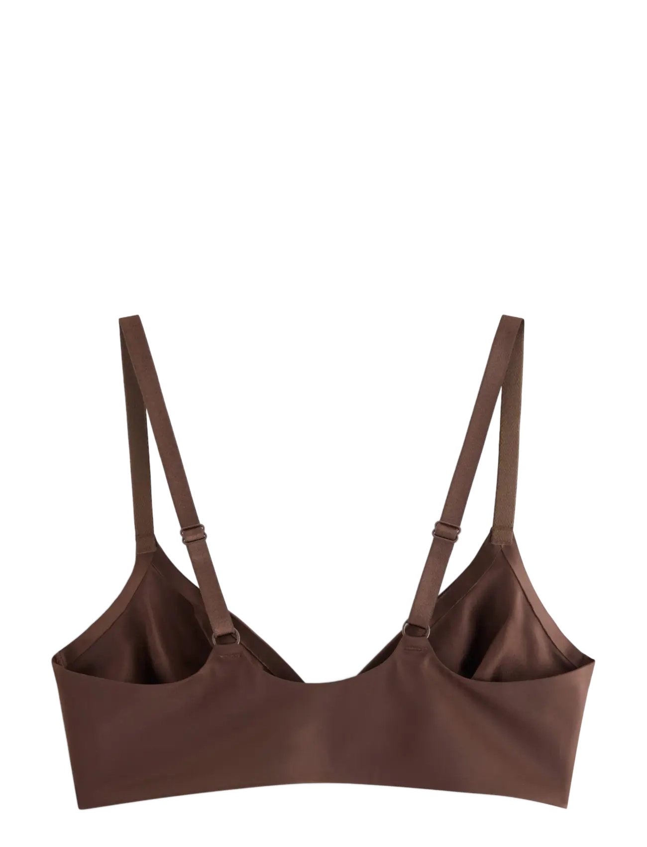 Lindex - Unpadded soft bra - minkštos liemenėlės - dark brown - 2