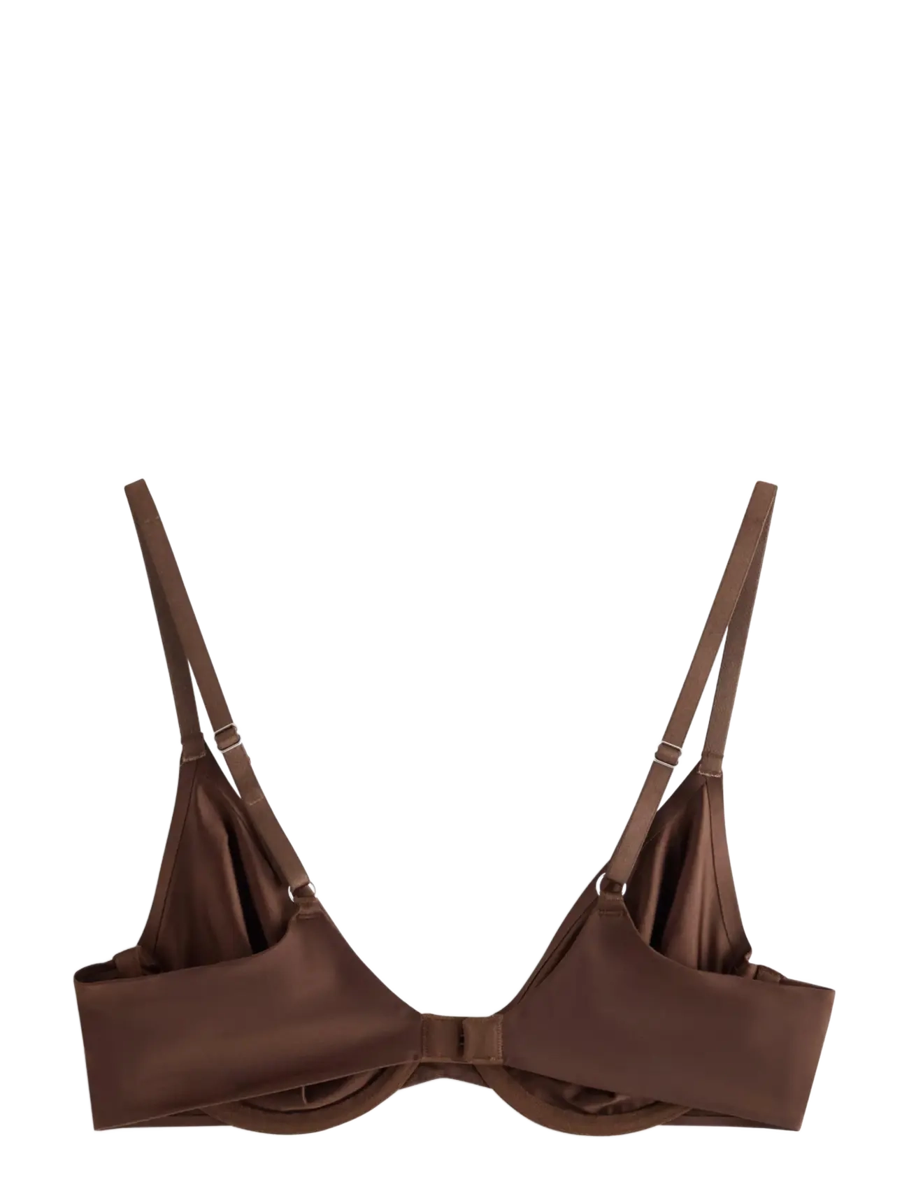 Lindex - Unpadded bra with underwire - bh:ar med bygel - dark brown - 2