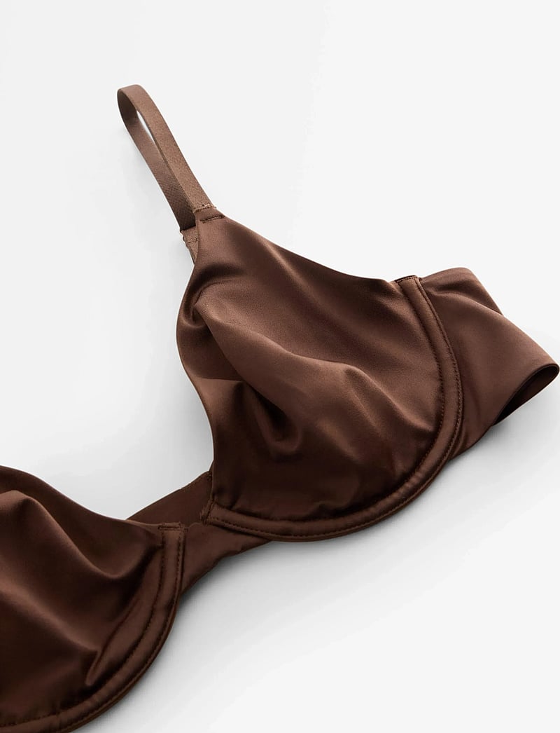 Lindex - Unpadded bra with underwire - bügel-bh - dark brown - 5