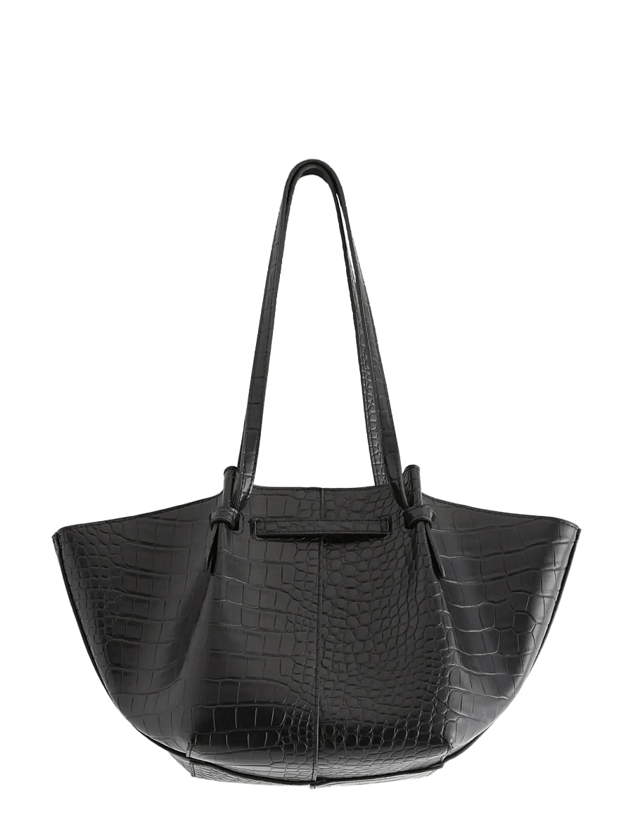 Lindex - Midi väska med organizer-väska - tote bags - black - 1