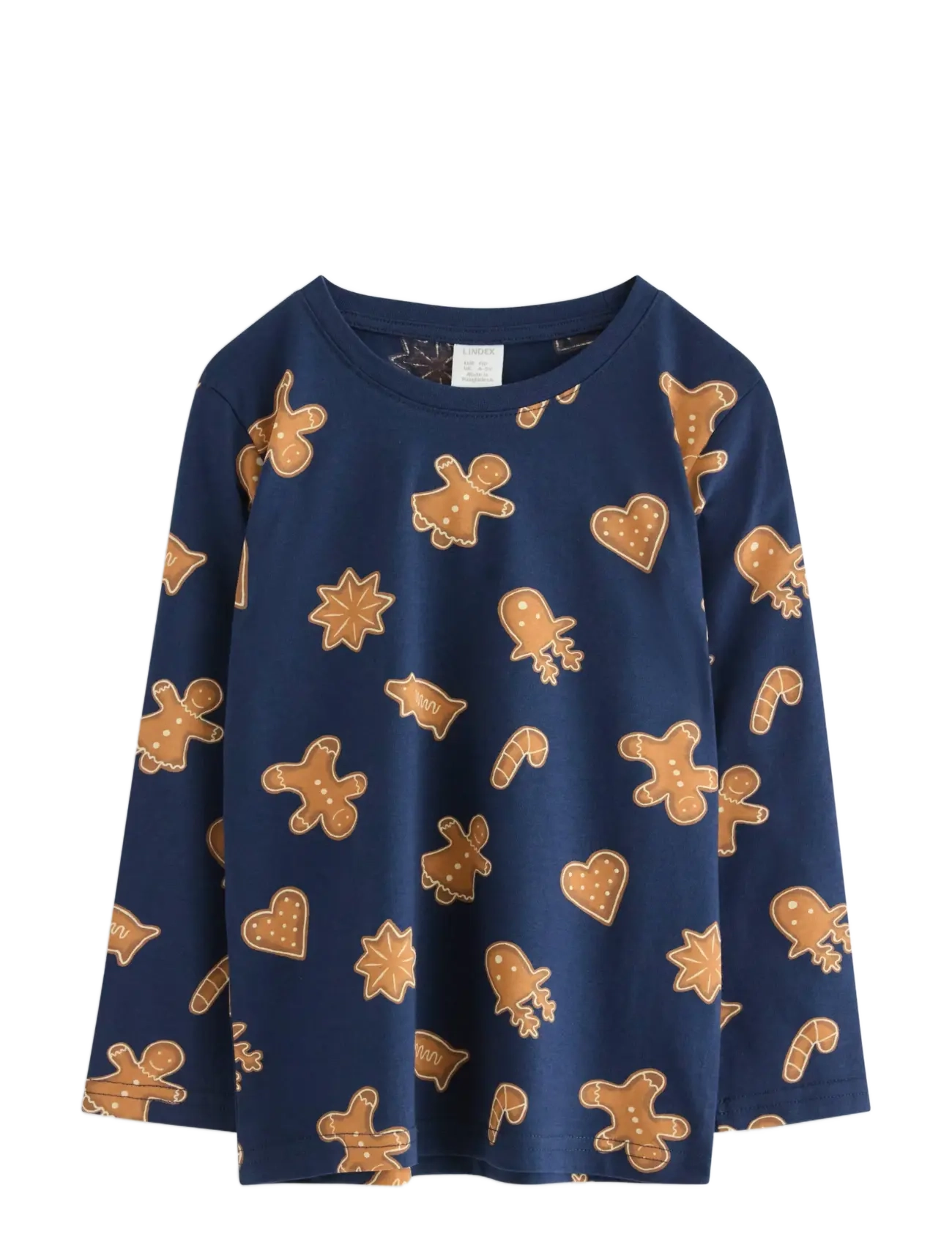 Lindex Top LS Gingerbread cookies - Basics - DARK BLUE / navy