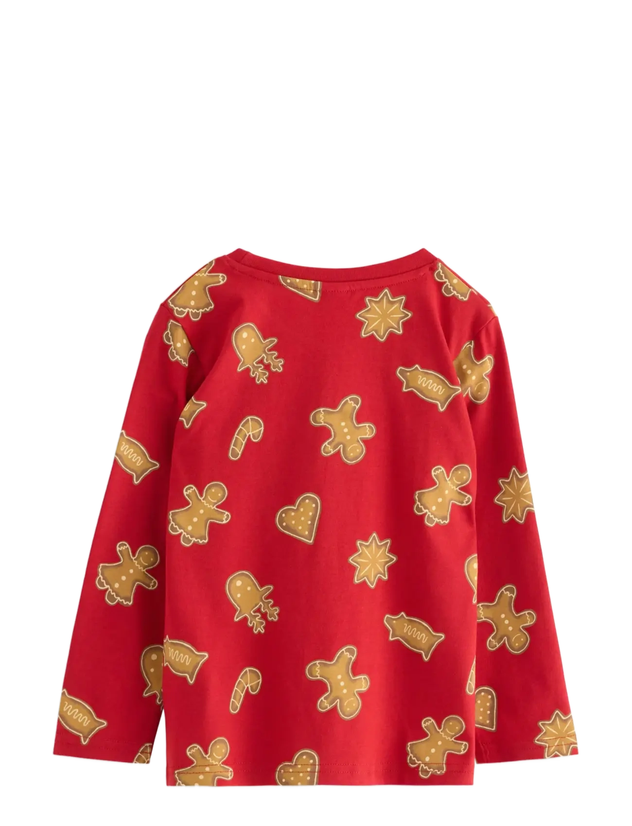 Lindex - Top LS Gingerbread cookies - pikkade varrukatega t-särgid - dark red - 2