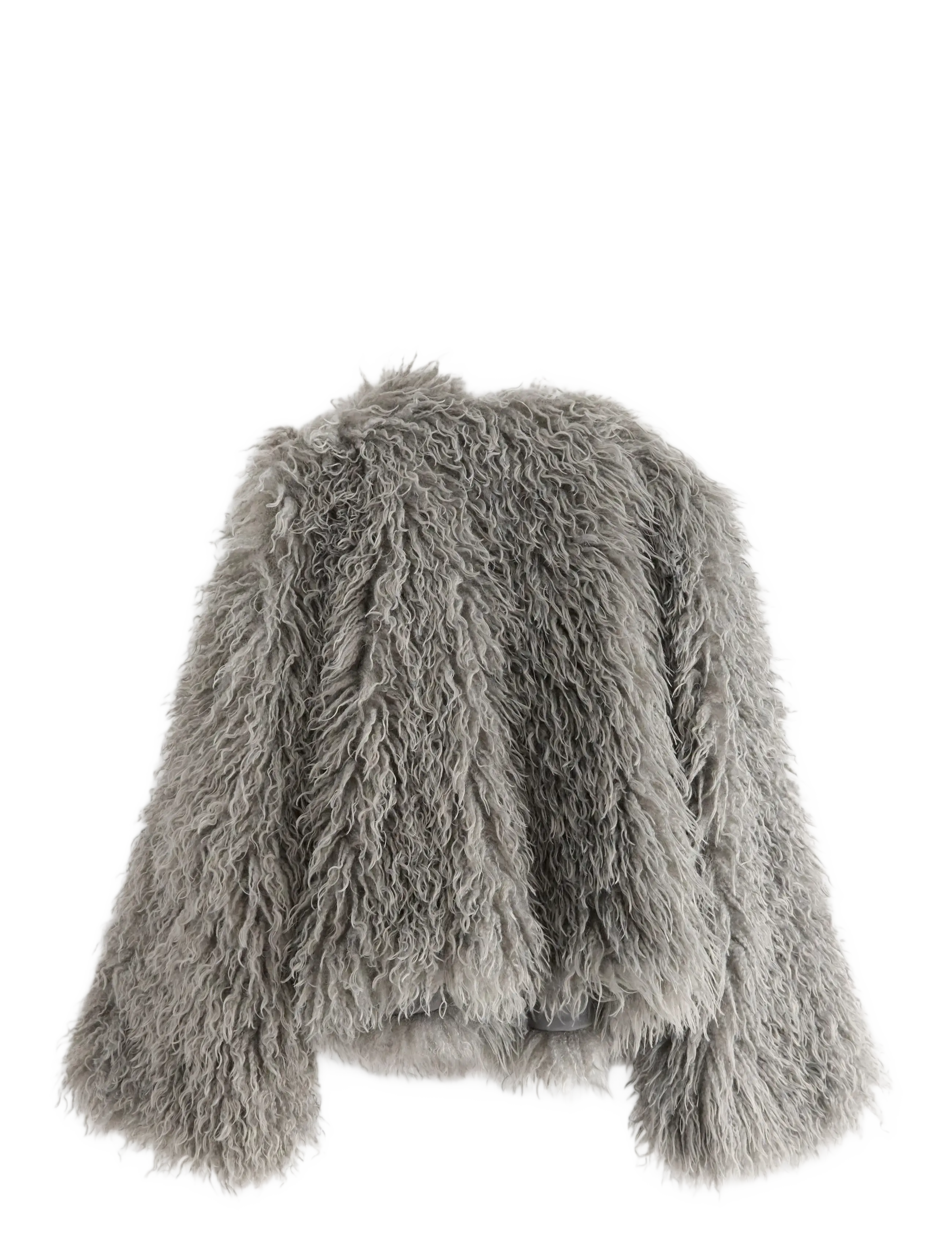 Lindex - Jacket fluffy - light dusty grey - 2