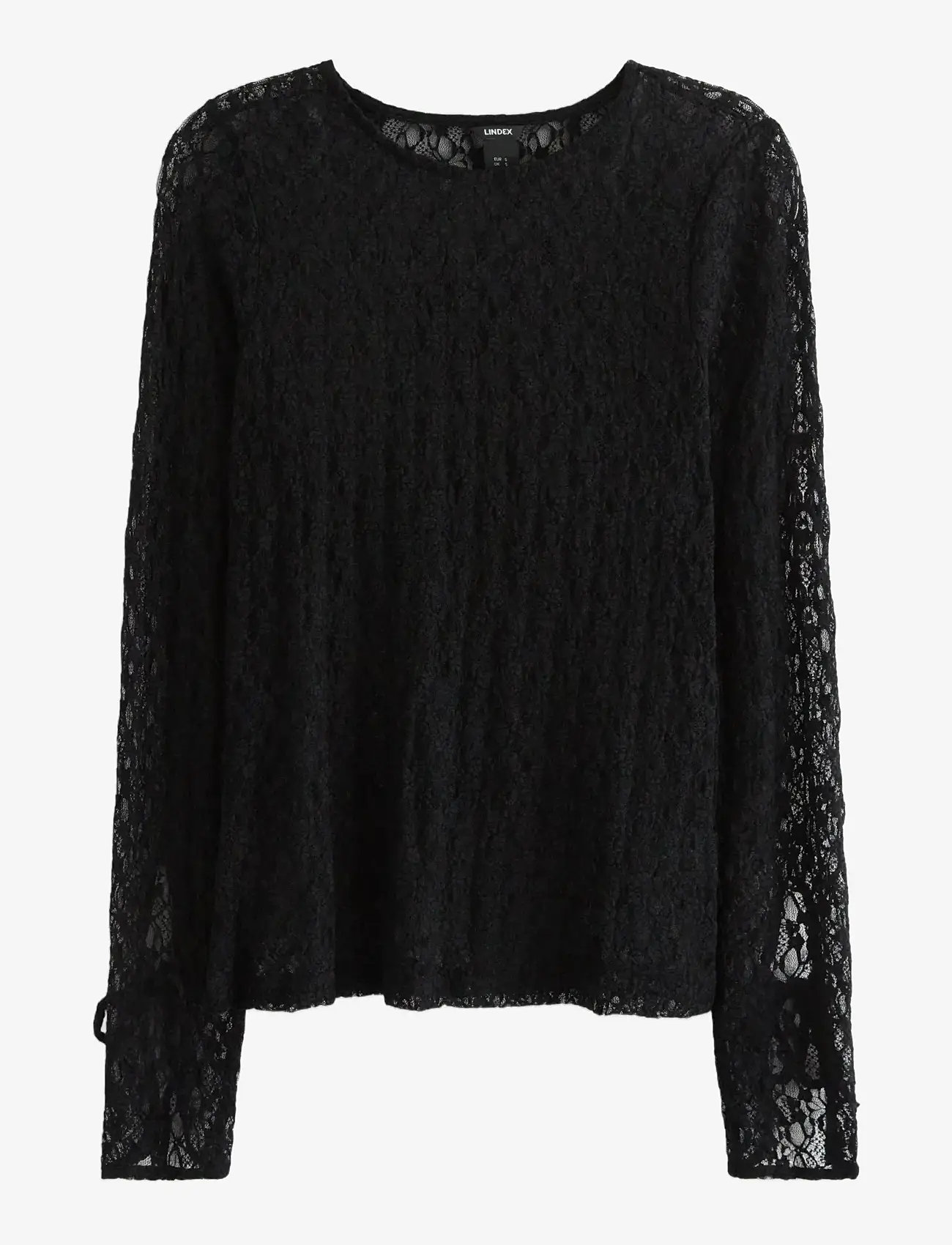 Lindex - Top i blonde - langærmede bluser - black - 1