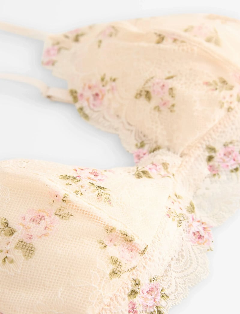 Lindex - Bra bralette Valerie aop - bralette - light pink - 5