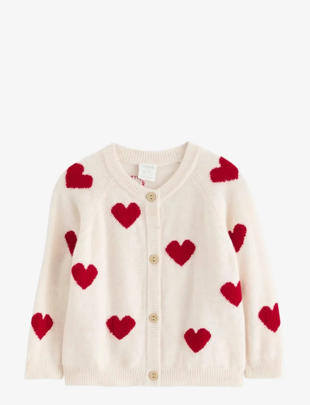 Lindex - Cardigan i merinoull - cardigans - light beige melange - 0