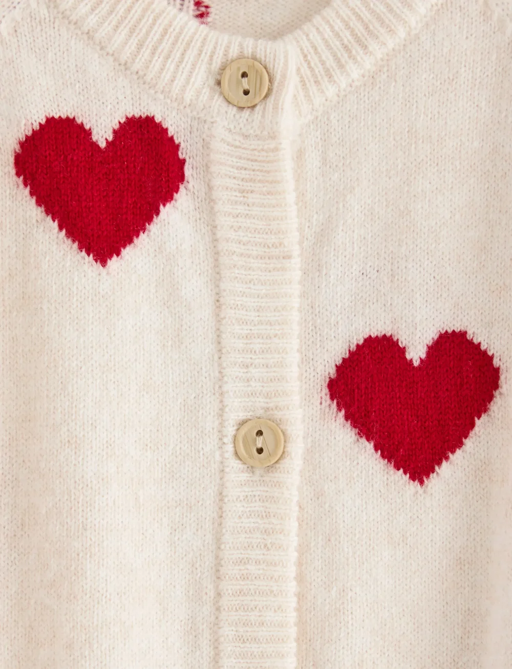 Lindex - Cardigan i merinoull - cardigans - light beige melange - 2