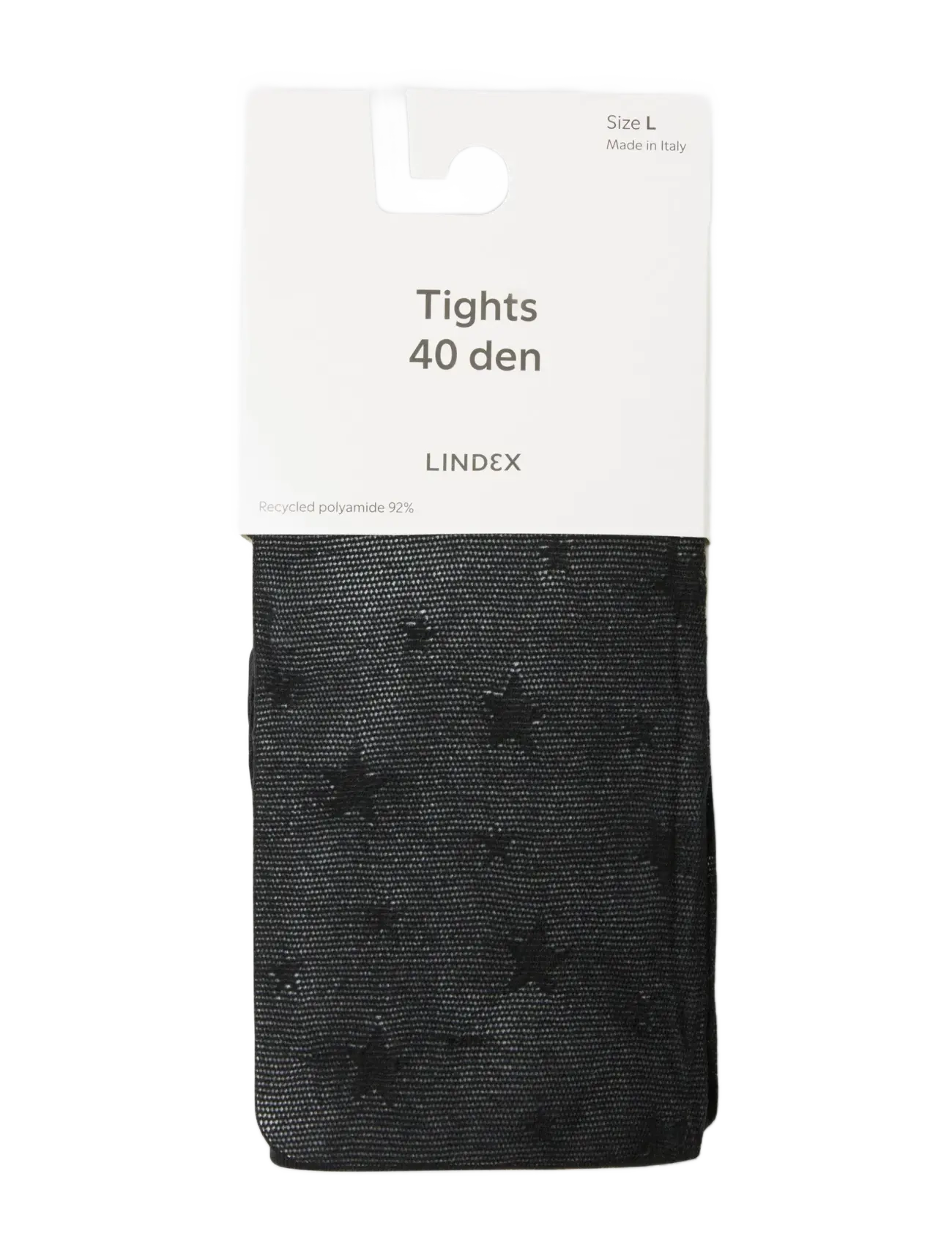 LINDEX Strumpfhose 40 Den Spread Out Stars Schwarz - S - Damen