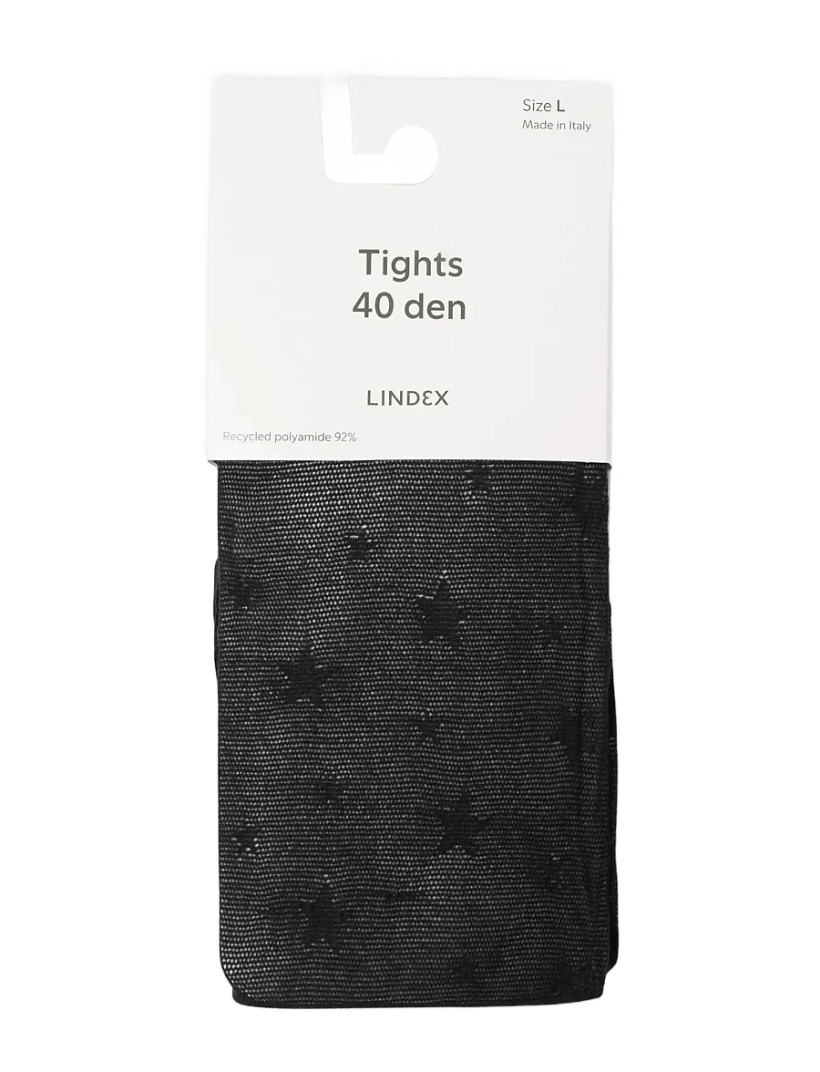 Lindex - Tights 40 den spread out stars - erityistilaisuudet - black - 1
