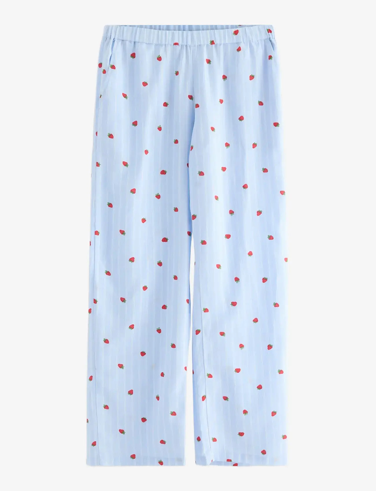 Lindex - Pyjama trousers light woven - natbukser - light blue - 1