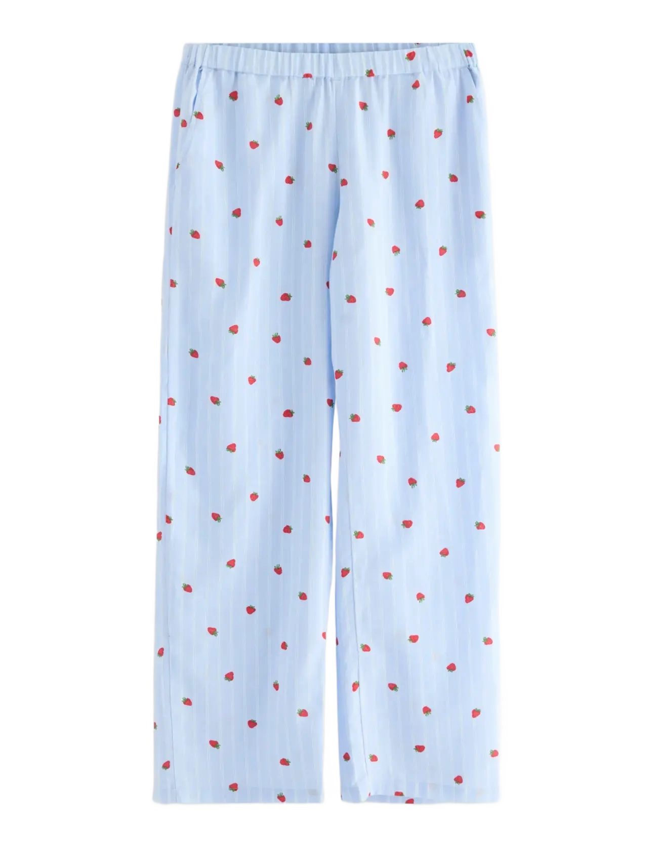 Lindex Pyjama trousers light woven - Kolleksjoner - LIGHT BLUE / blue