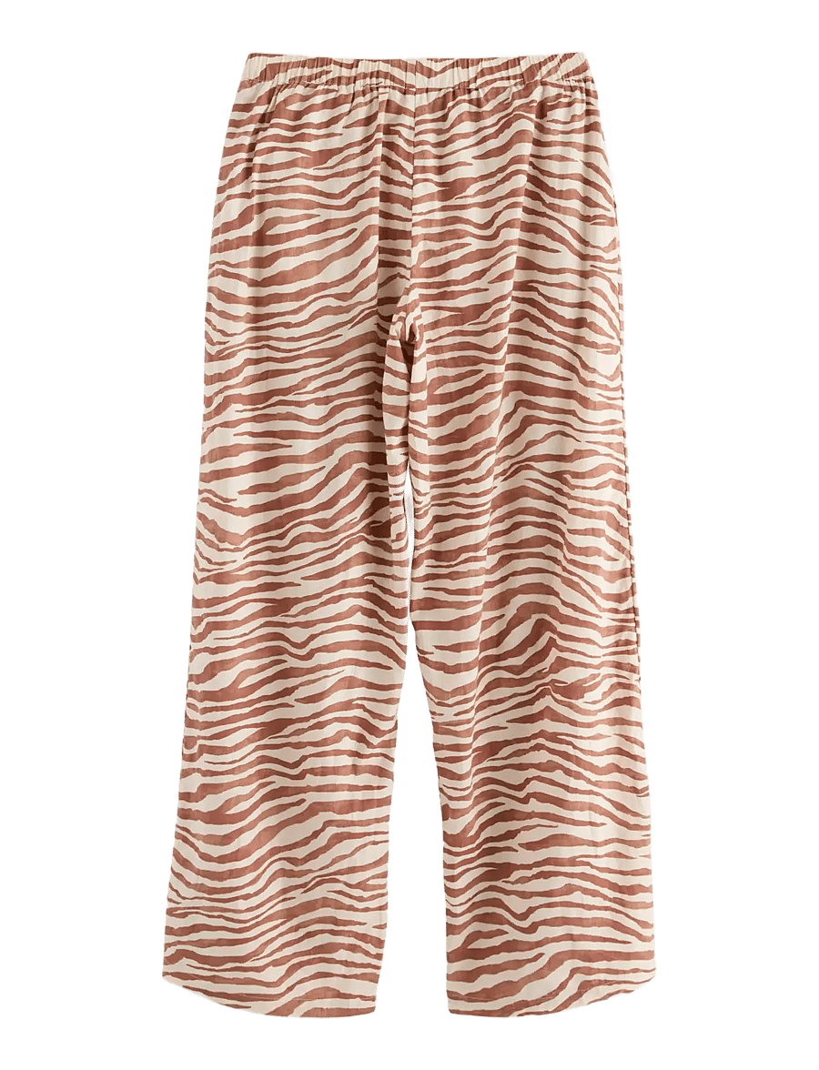 Lindex - Pyjama trousers in cotton - pyjamasbyxor - light dusty brown - 2