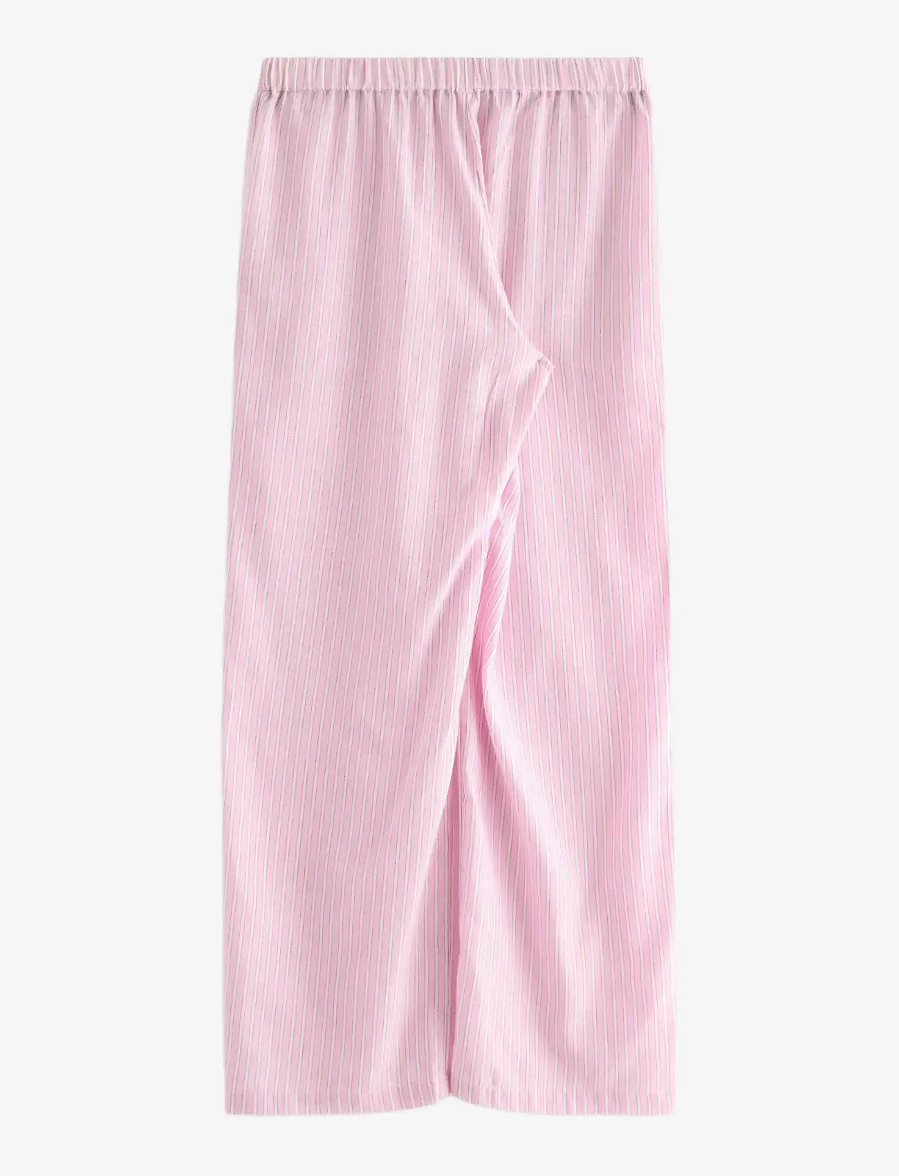Lindex - Pyjama trousers light woven - natbukser - light pink - 2