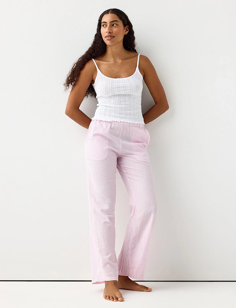 Lindex - Pyjama trousers - spodnie od piżamy - light pink - 0