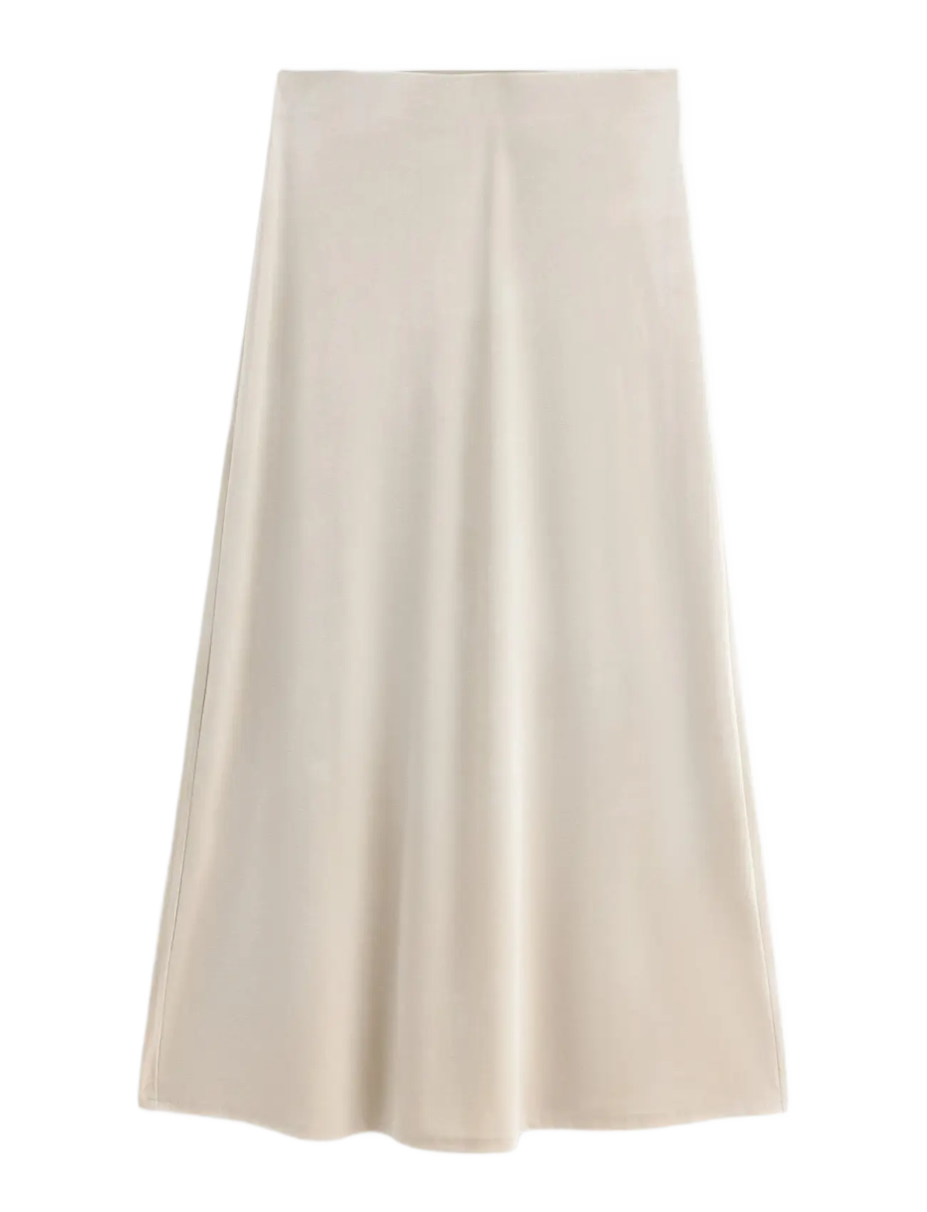 LINDEX Maxi Nederdel I Velour Beige - S - Damen