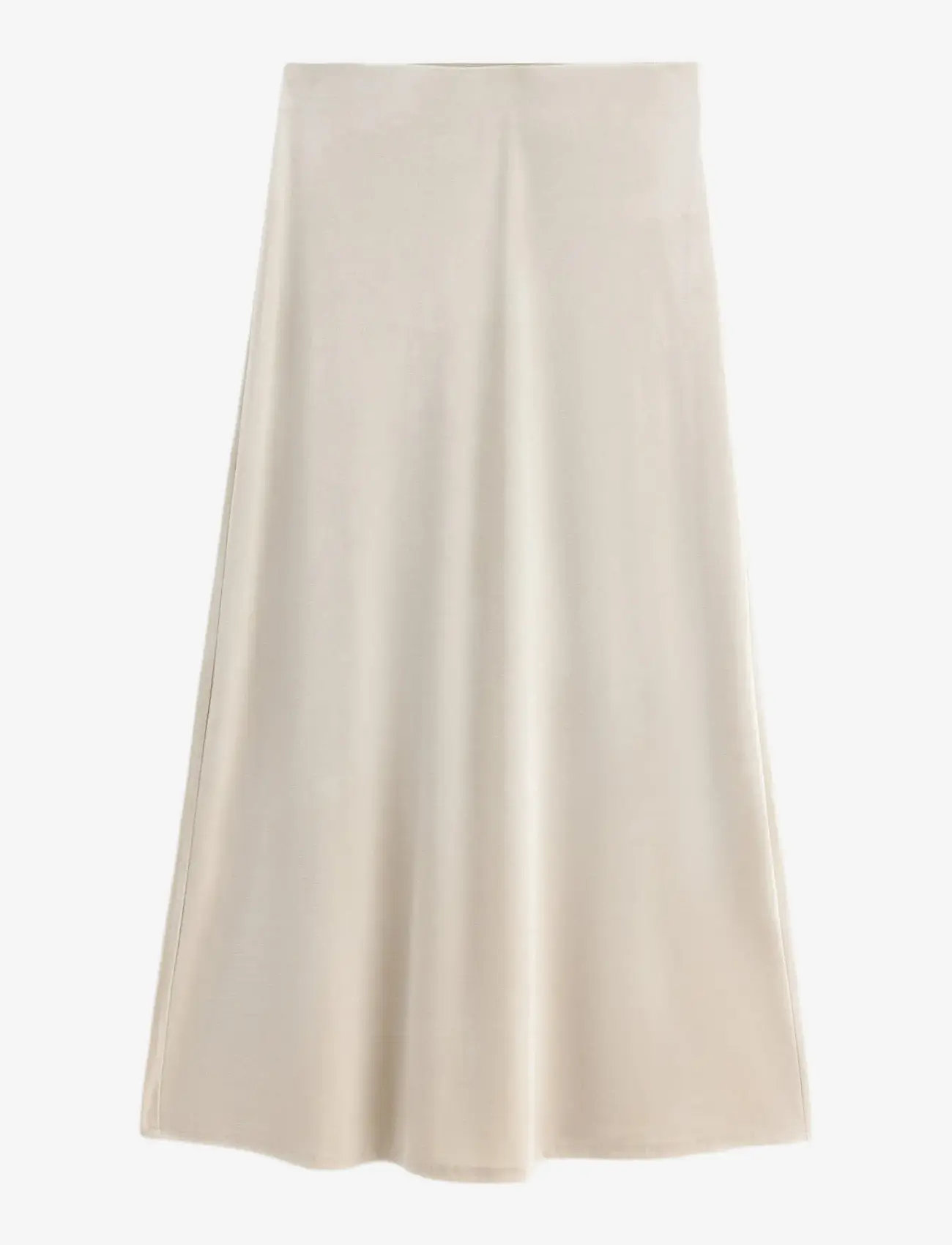 Lindex - Maxi nederdel i velour - maxi nederdele - light beige - 1