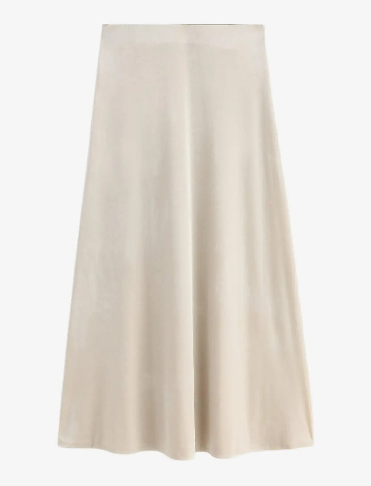 Lindex - Maxi nederdel i velour - maxi nederdele - light beige - 2