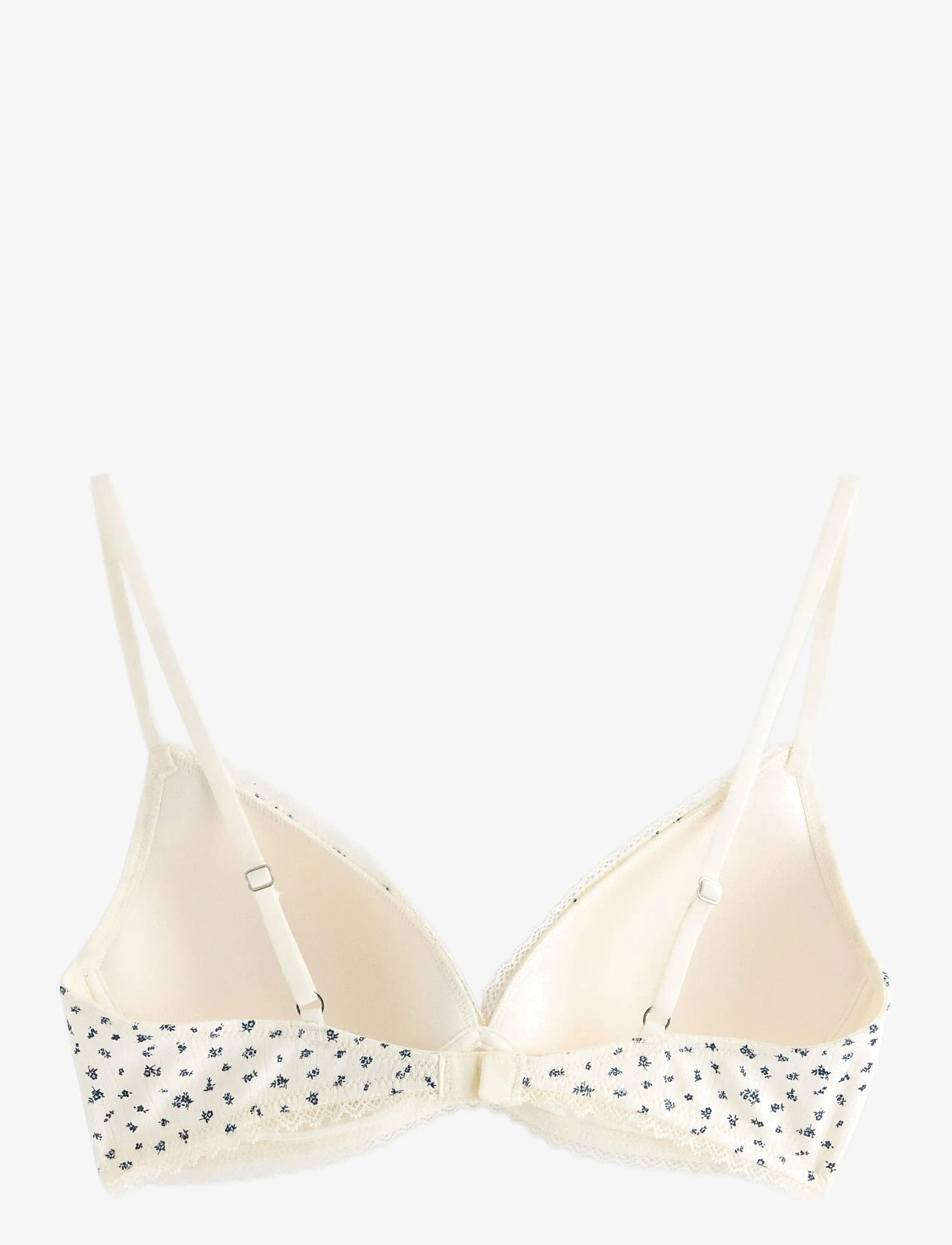 Lindex - Bra Petite cotton pointelle - push up bh'er - light white - 2