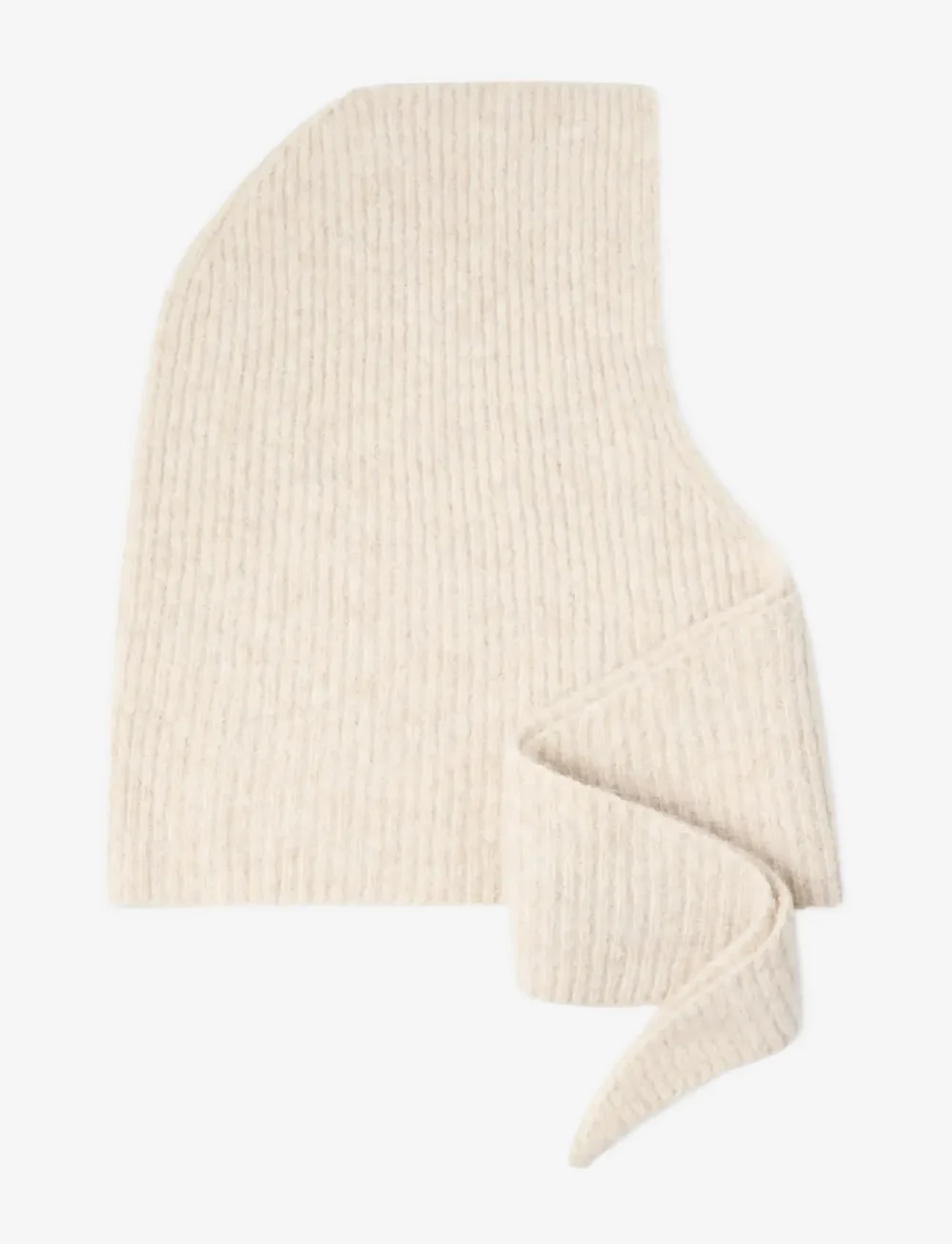 Lindex - Scarf hood Petra - mössor - light beige melange - 0