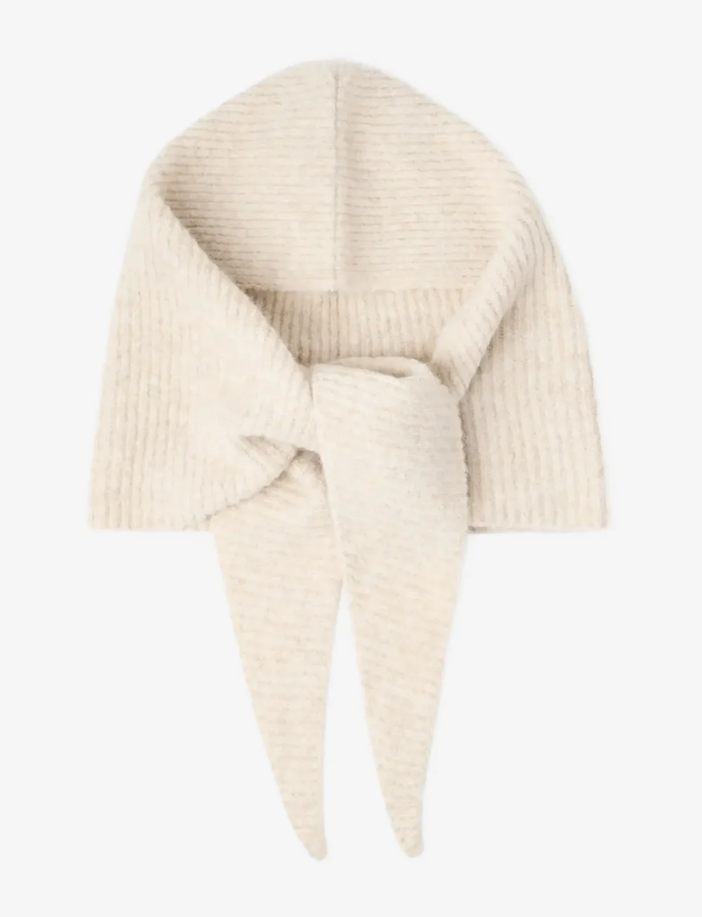 Lindex - Scarf hood Petra - mössor - light beige melange - 1