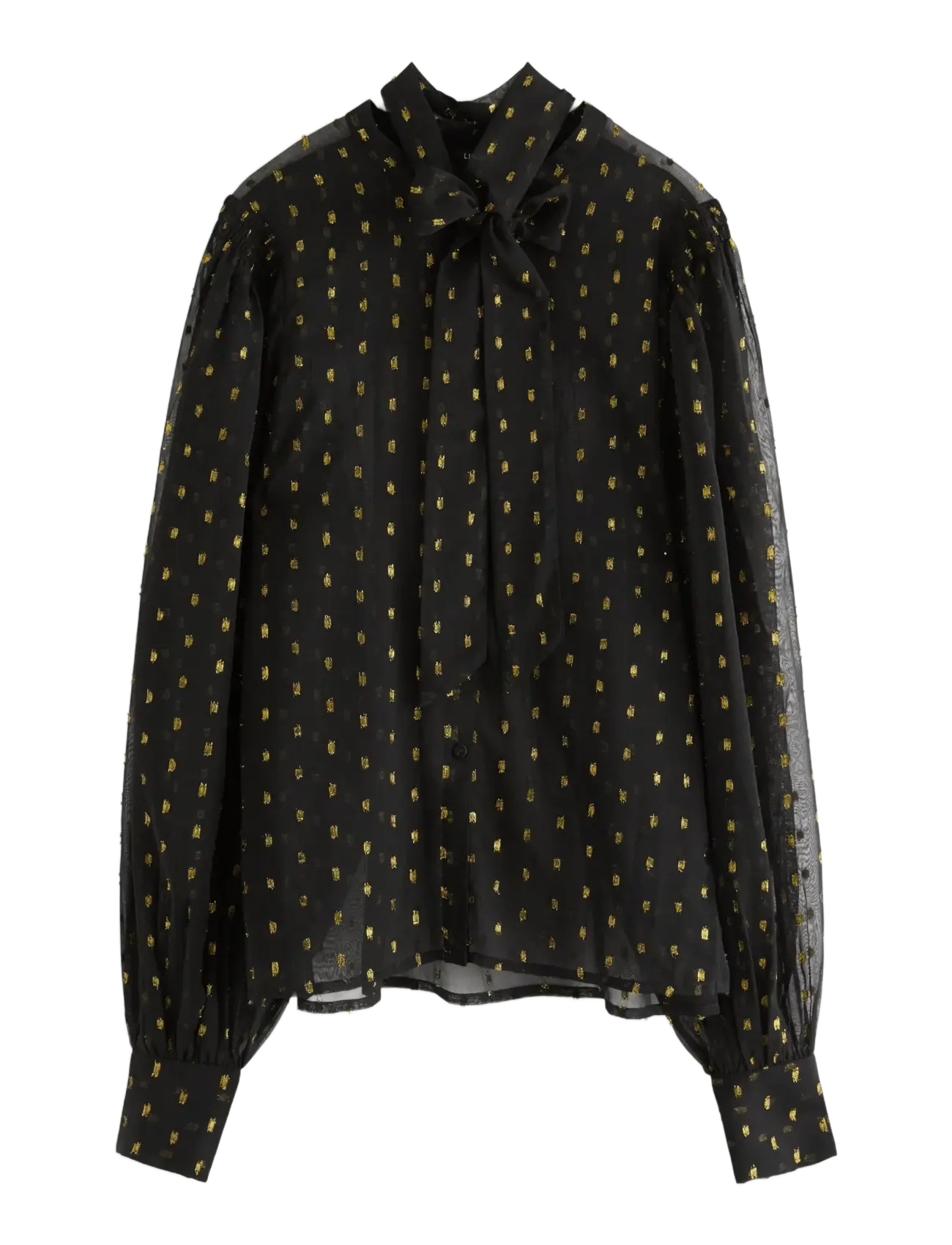 LINDEX Bluse Dorothea Schwarz - XS - Damen
