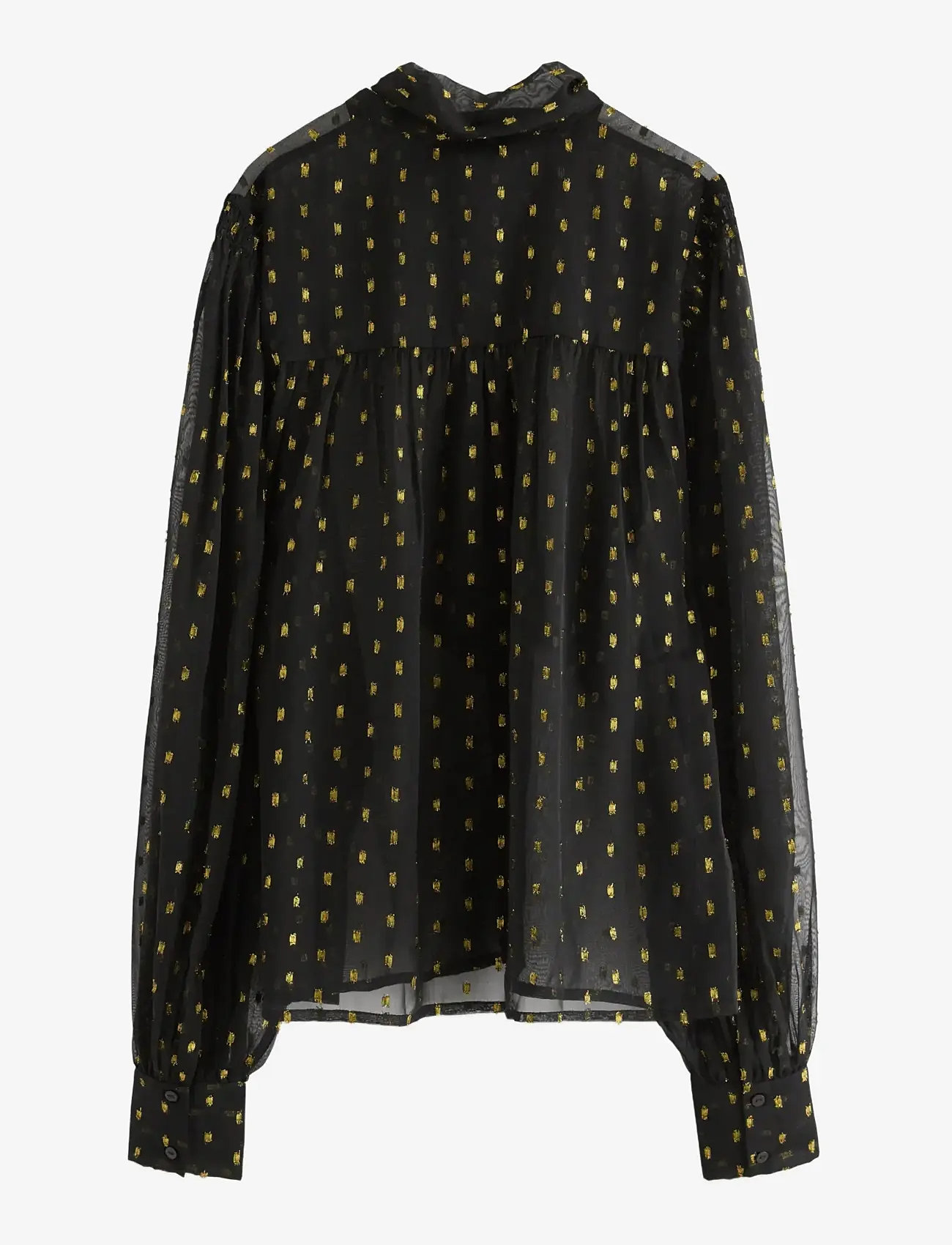 Lindex - Blouse Dorothea - langærmede bluser - black - 2