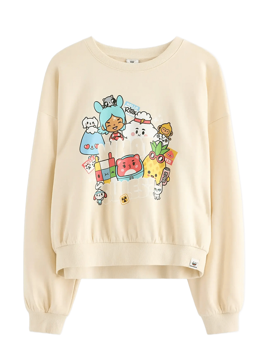 Lindex - Sweatshirt Toca Boca - sweatshirts - light beige - 1