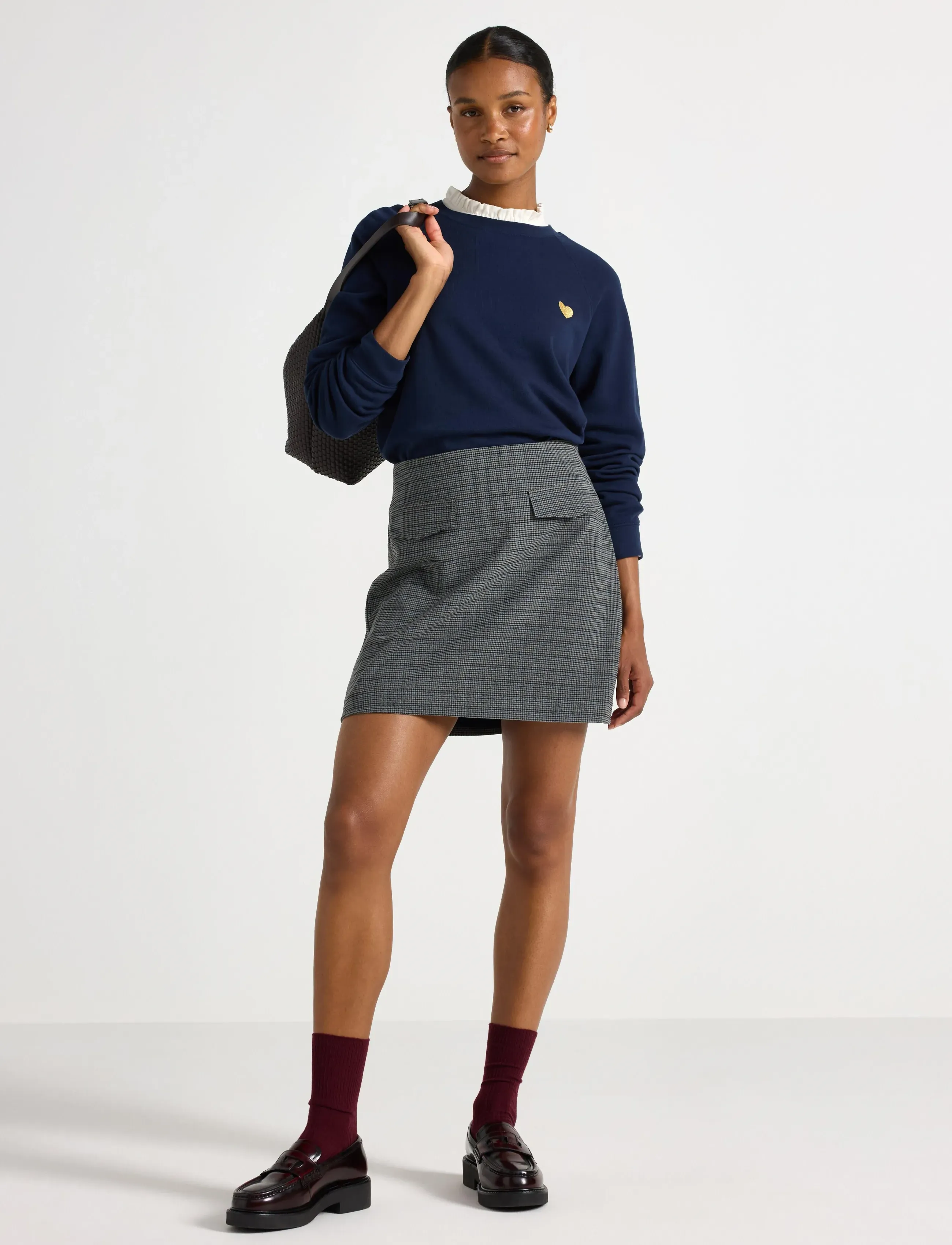 Lindex Miniskjørt - Kjolar - GREY / grey