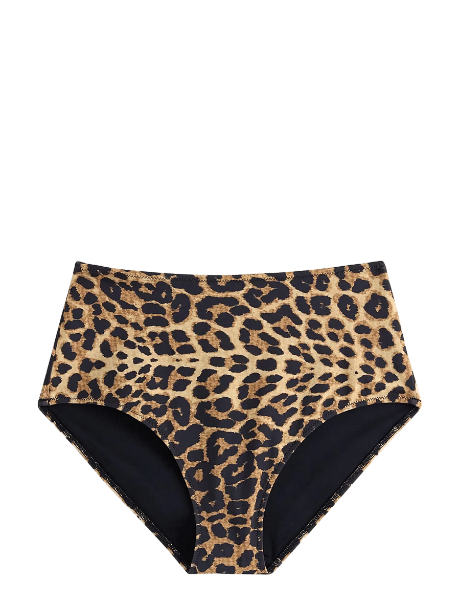 Lindex - Bikini bottom with high waist - high waist bikini bottoms - dusty beige - 1