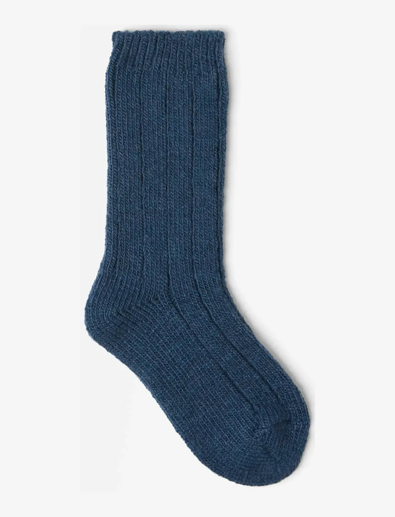 Lindex - Sock 1p wool sock heavy knit - socks - dark blue - 1