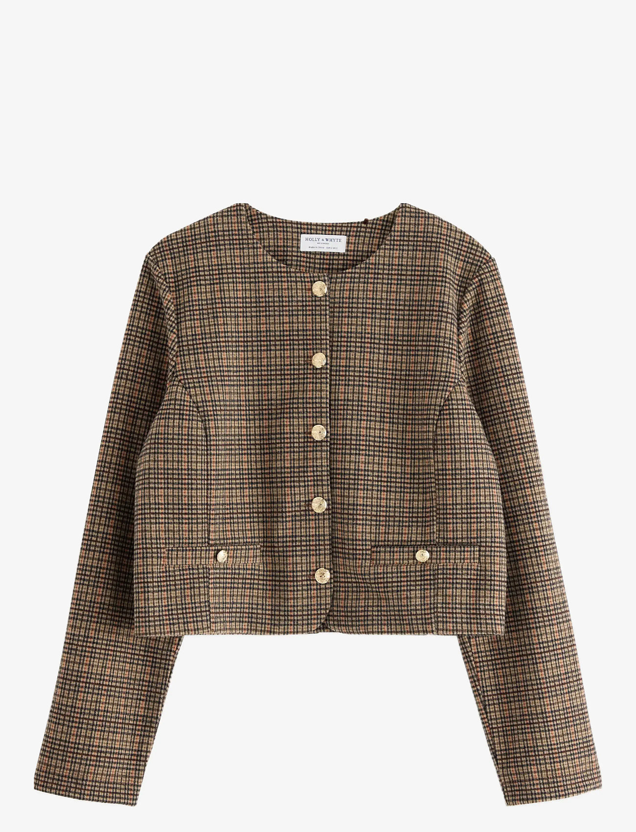 Lindex - Jacket Hedi - cropped blazers - beige - 1