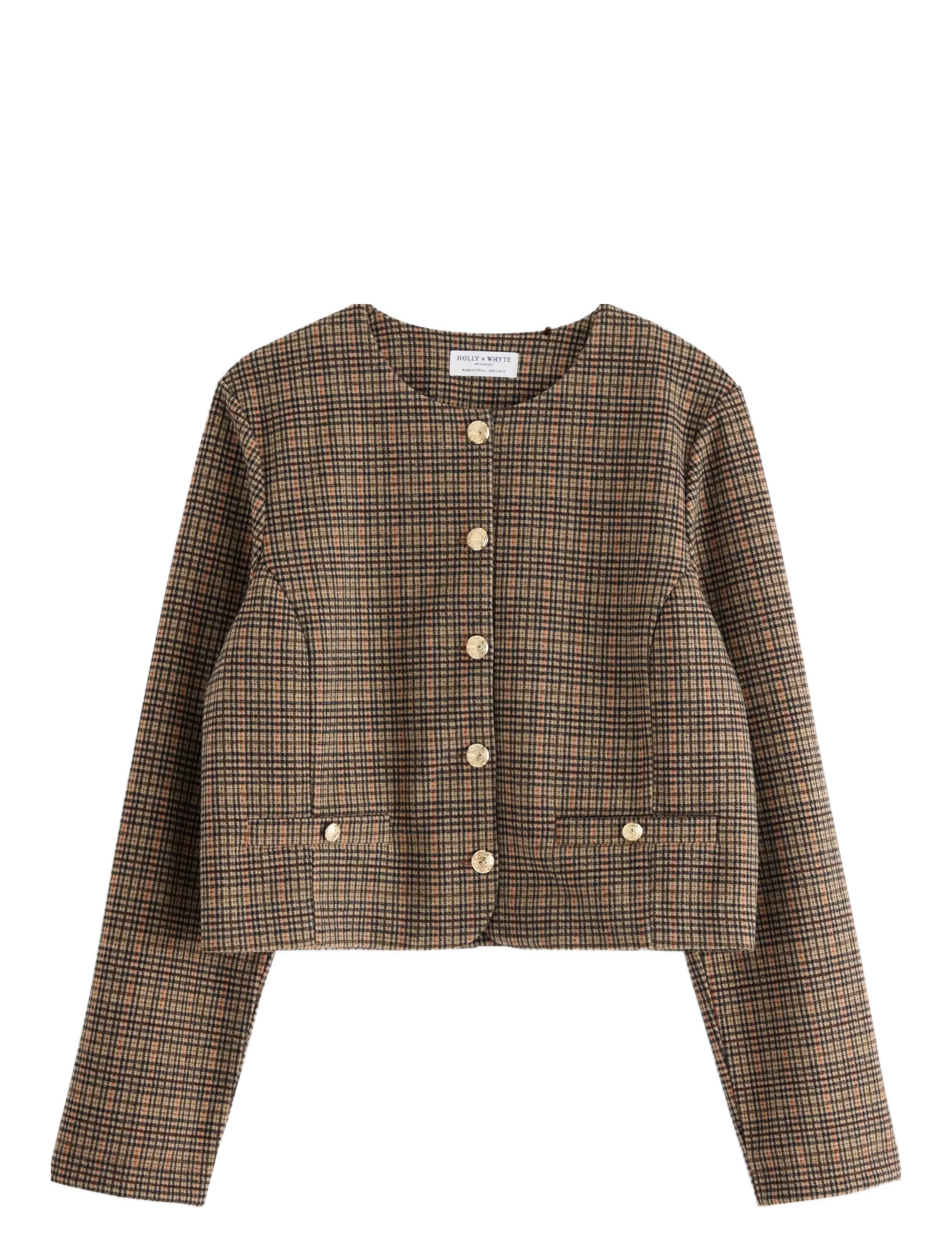 Lindex Jacket Hedi - Lyhyet bleiserit - BEIGE / beige