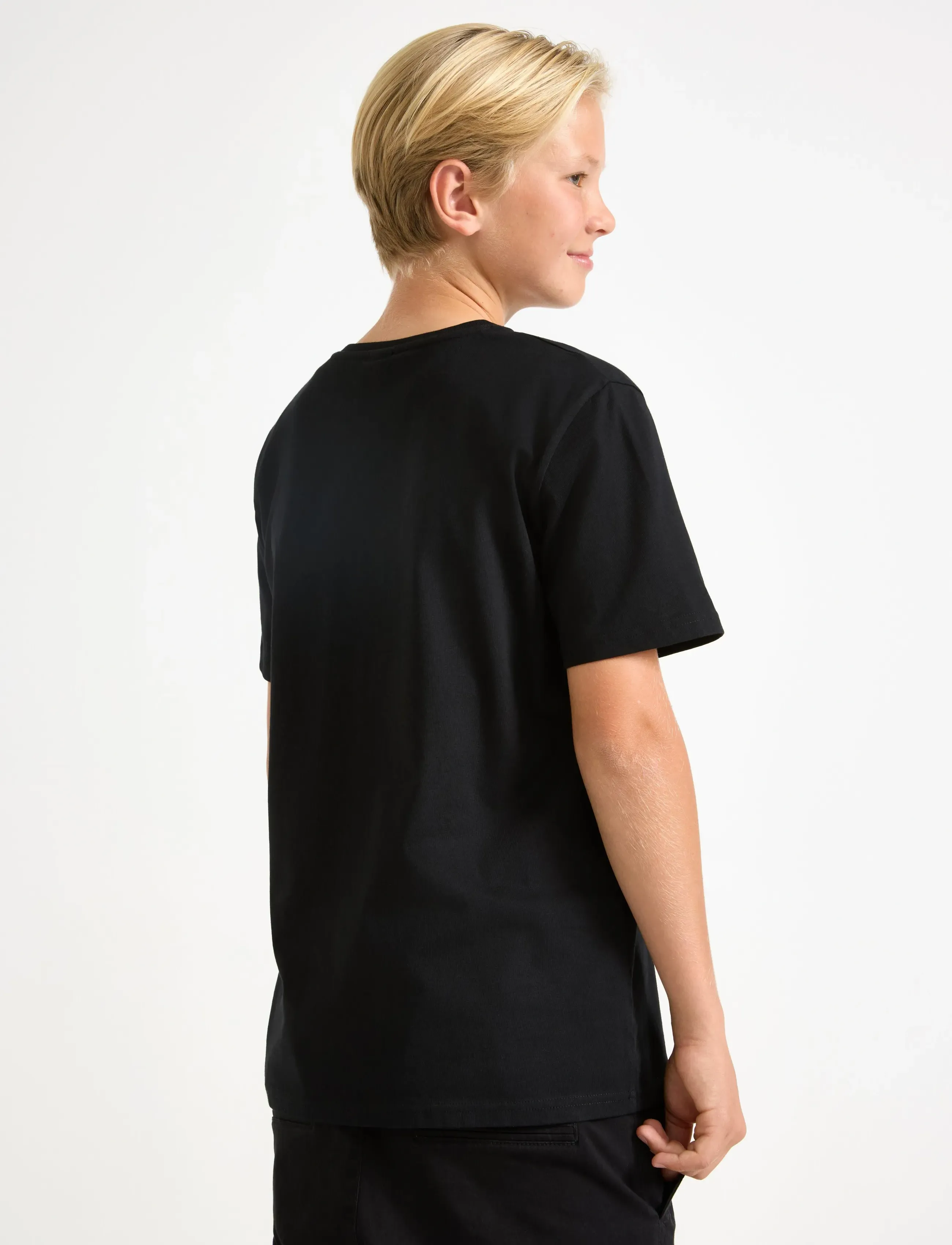 Lindex - T shirt Christmas print - kurzärmelige - black - 3