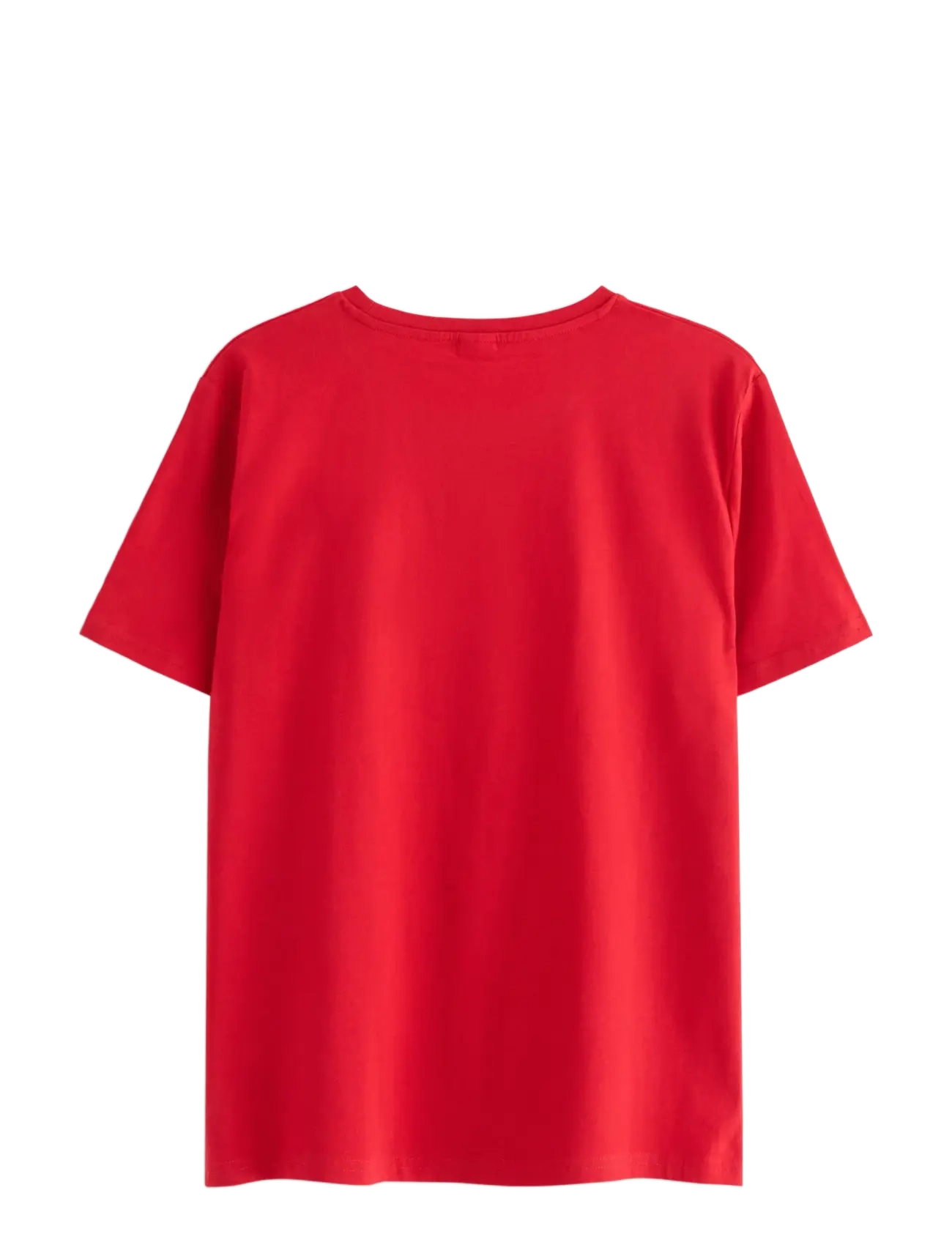 Lindex - T shirt Christmas print - kortermede t-skjorter - red - 2