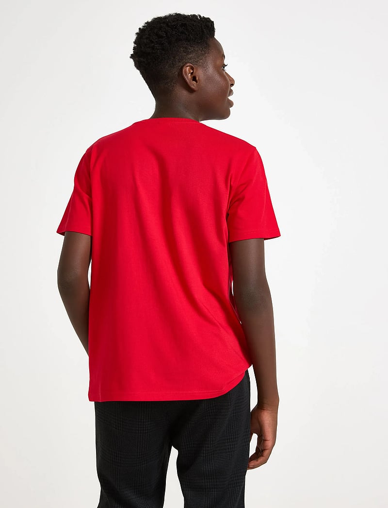 Lindex - T shirt Christmas print - kortærmede t-shirts - red - 3