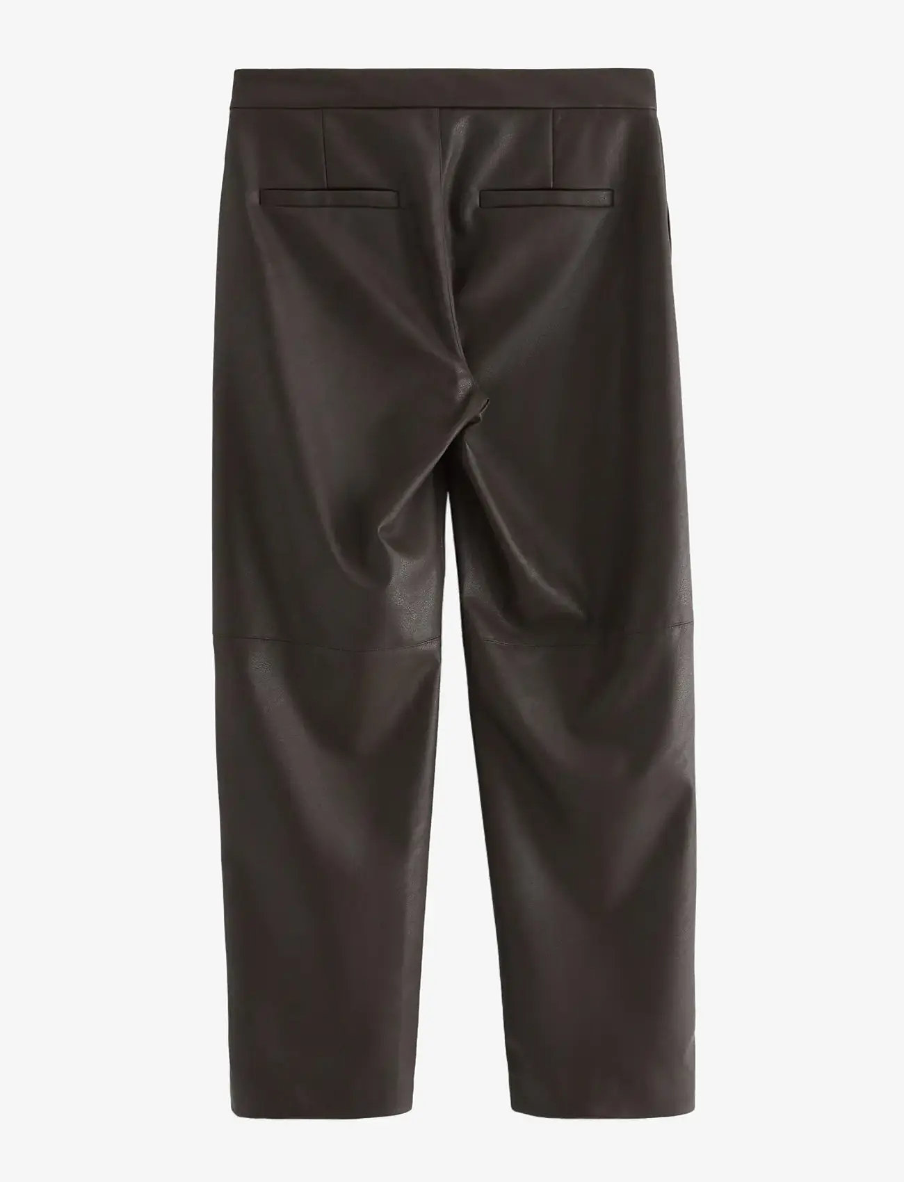 Lindex - Trousers Beth PU - leather trousers - dark brown - 1