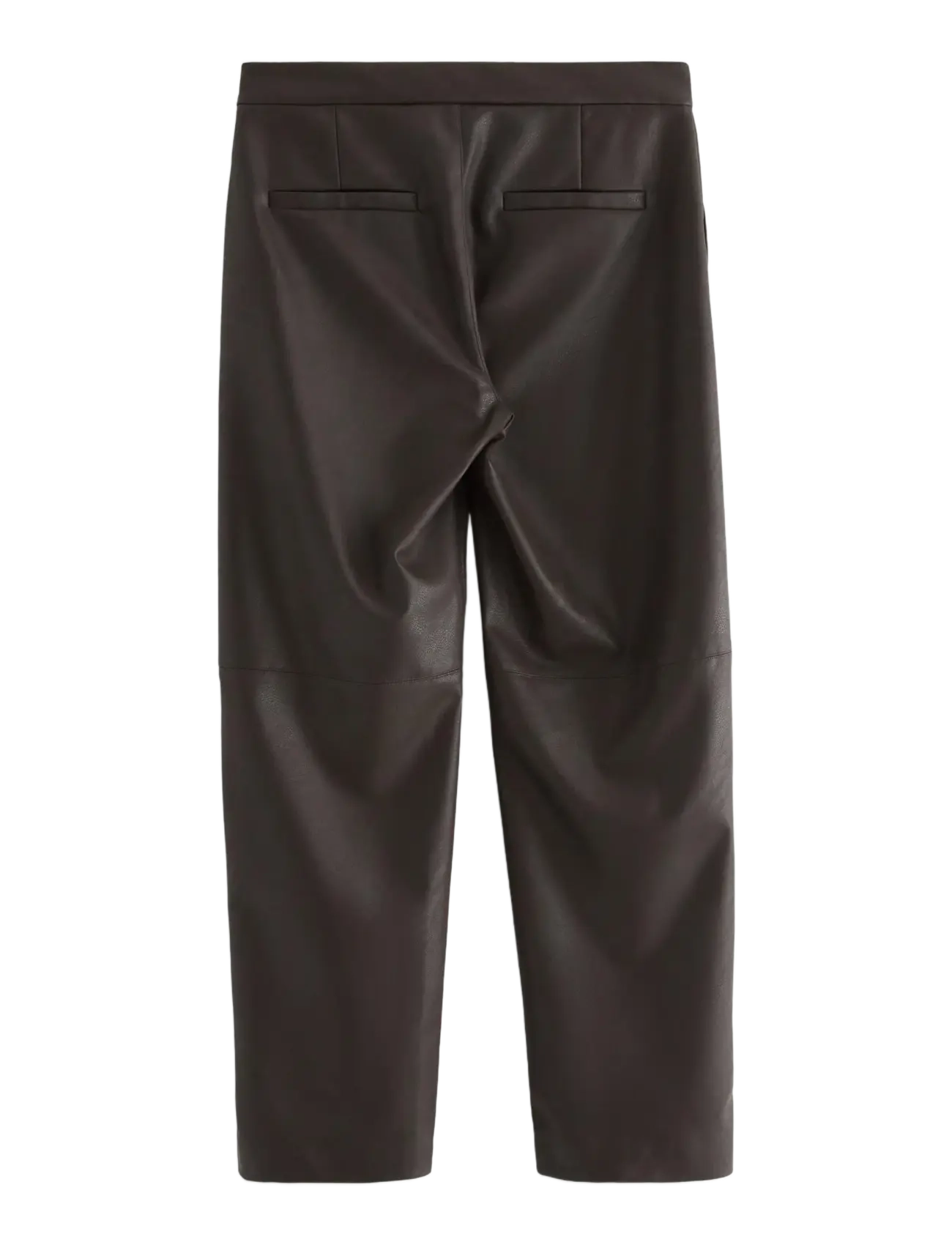 Lindex - Trousers Beth PU - dark brown - 2