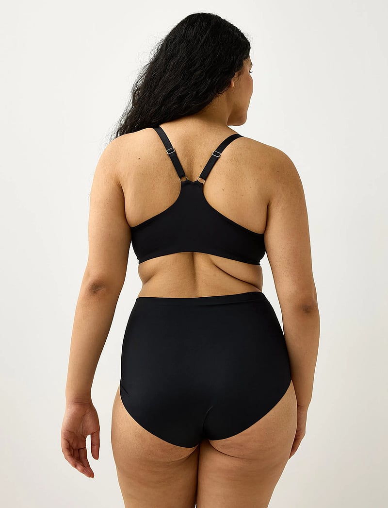 Lindex - Lilja t-shirt bra with front closure - t-särkide rinnahoidjad - black - 3